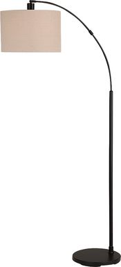 Nowak Edge Black Floor Lamp