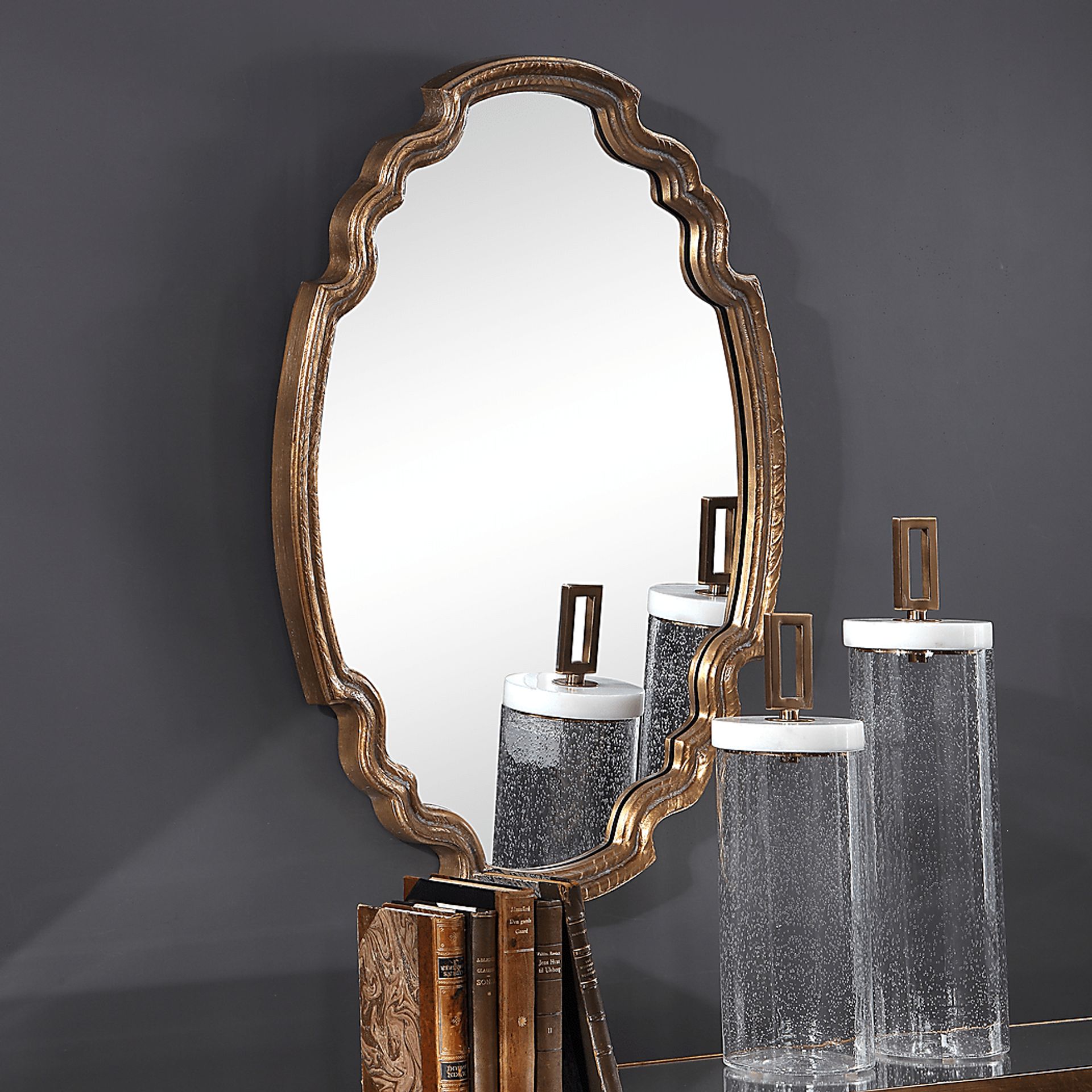 Nowata Gold Mirror - Image 2