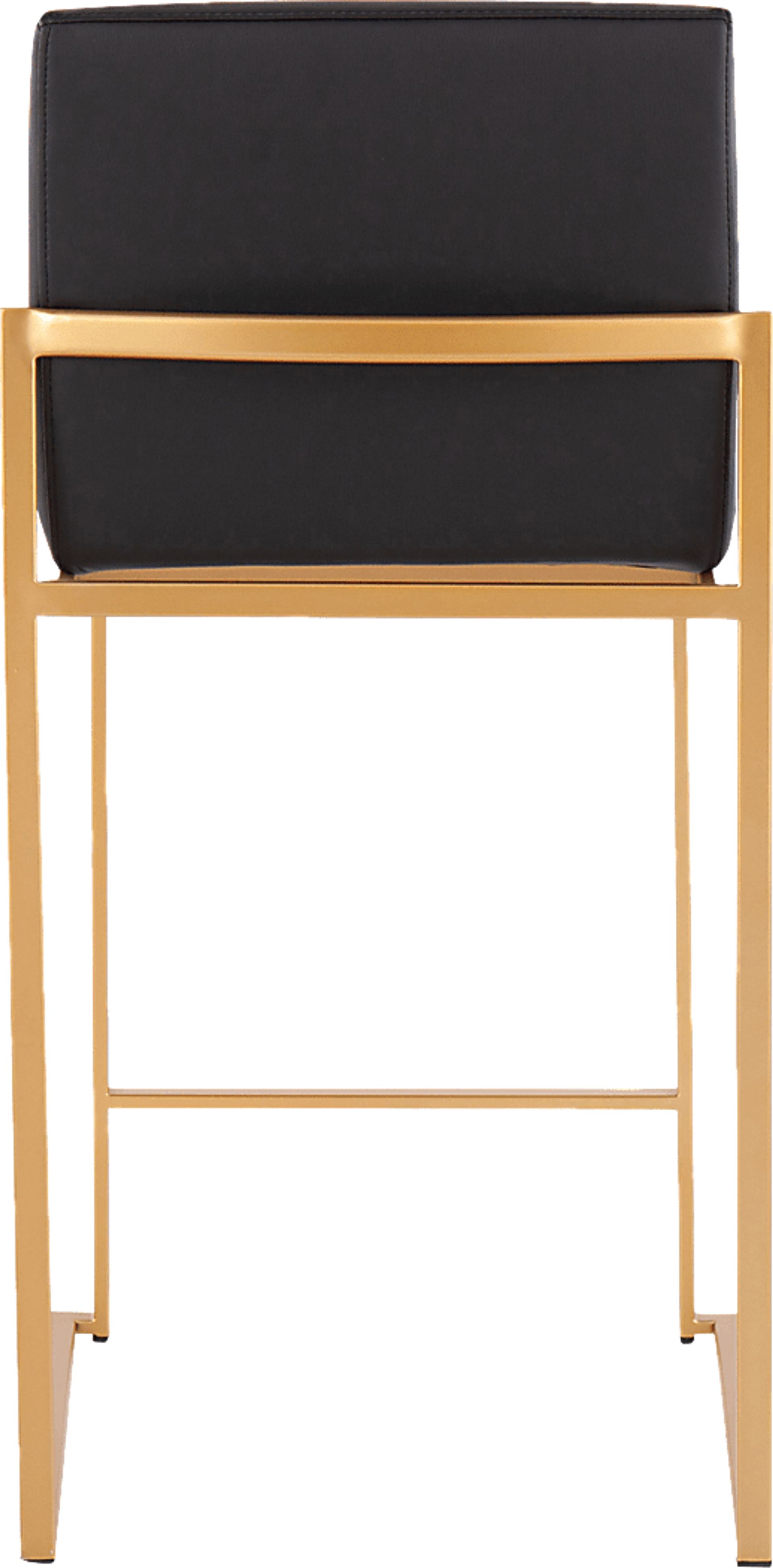 Nowotny Black Gold Counter Height Stool Set of 2 - Image 5