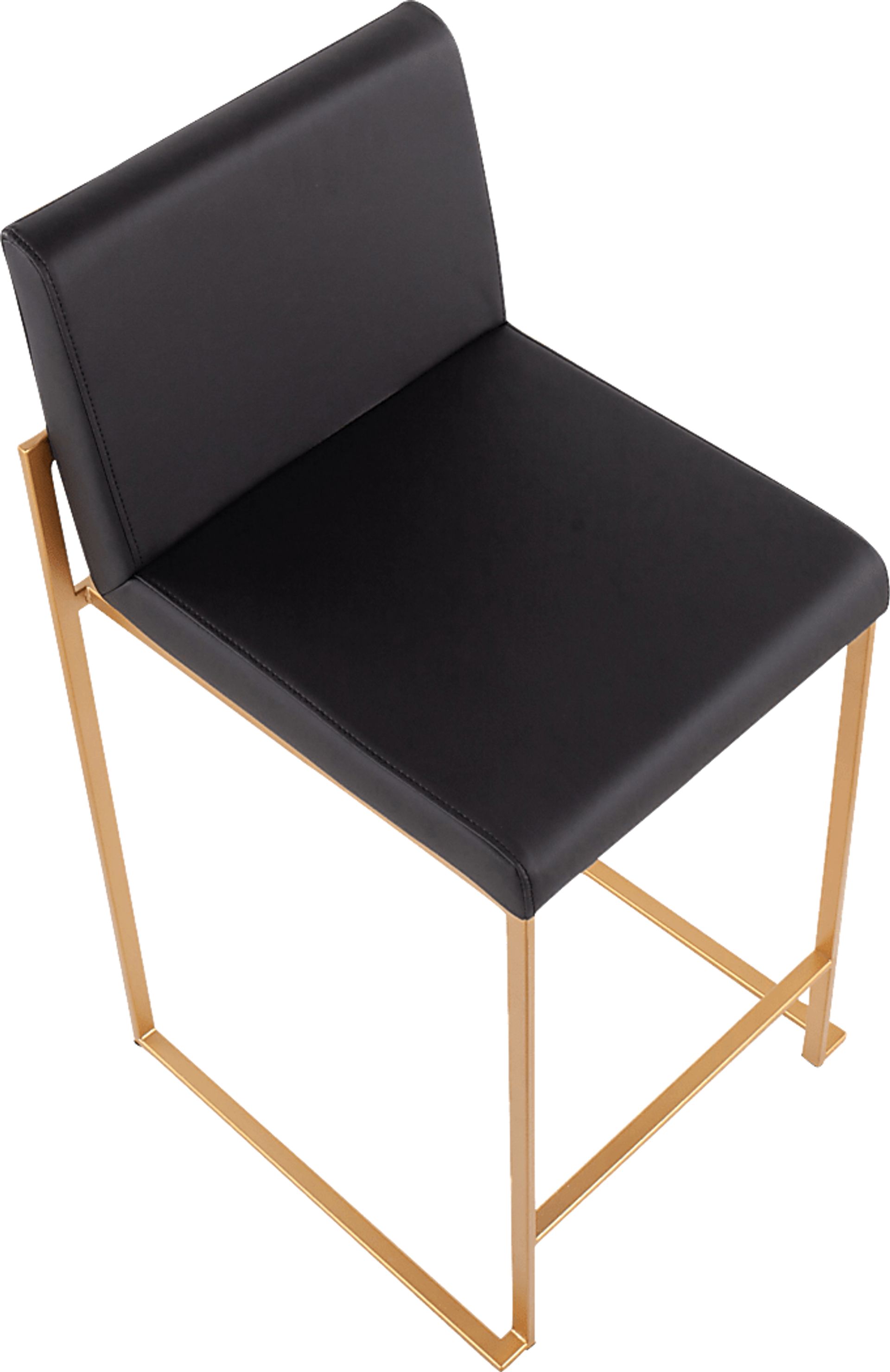 Nowotny Black Gold Counter Height Stool Set of 2 - Image 7