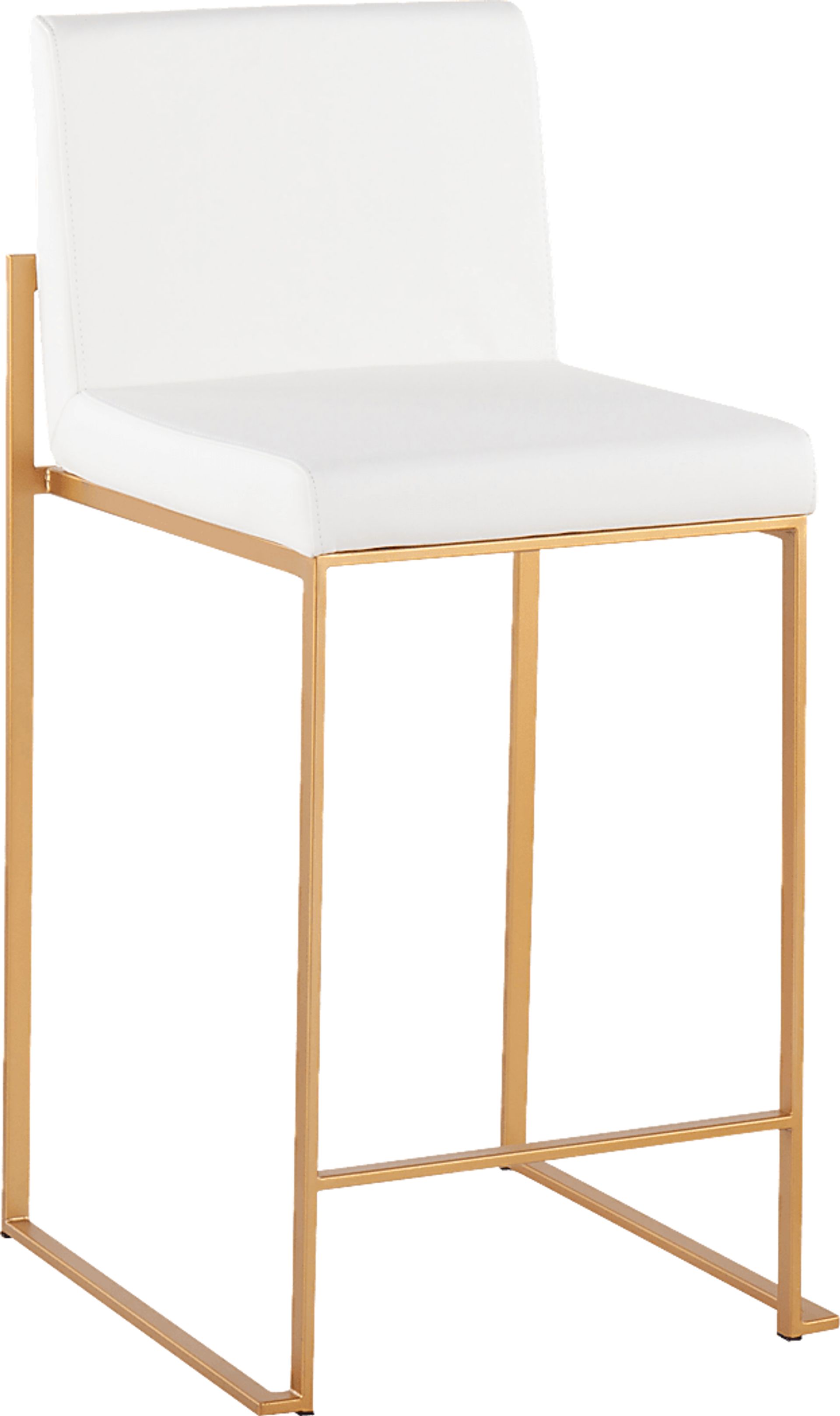 Nowotny White Gold Counter Height Stool Set of 2 - Image 2