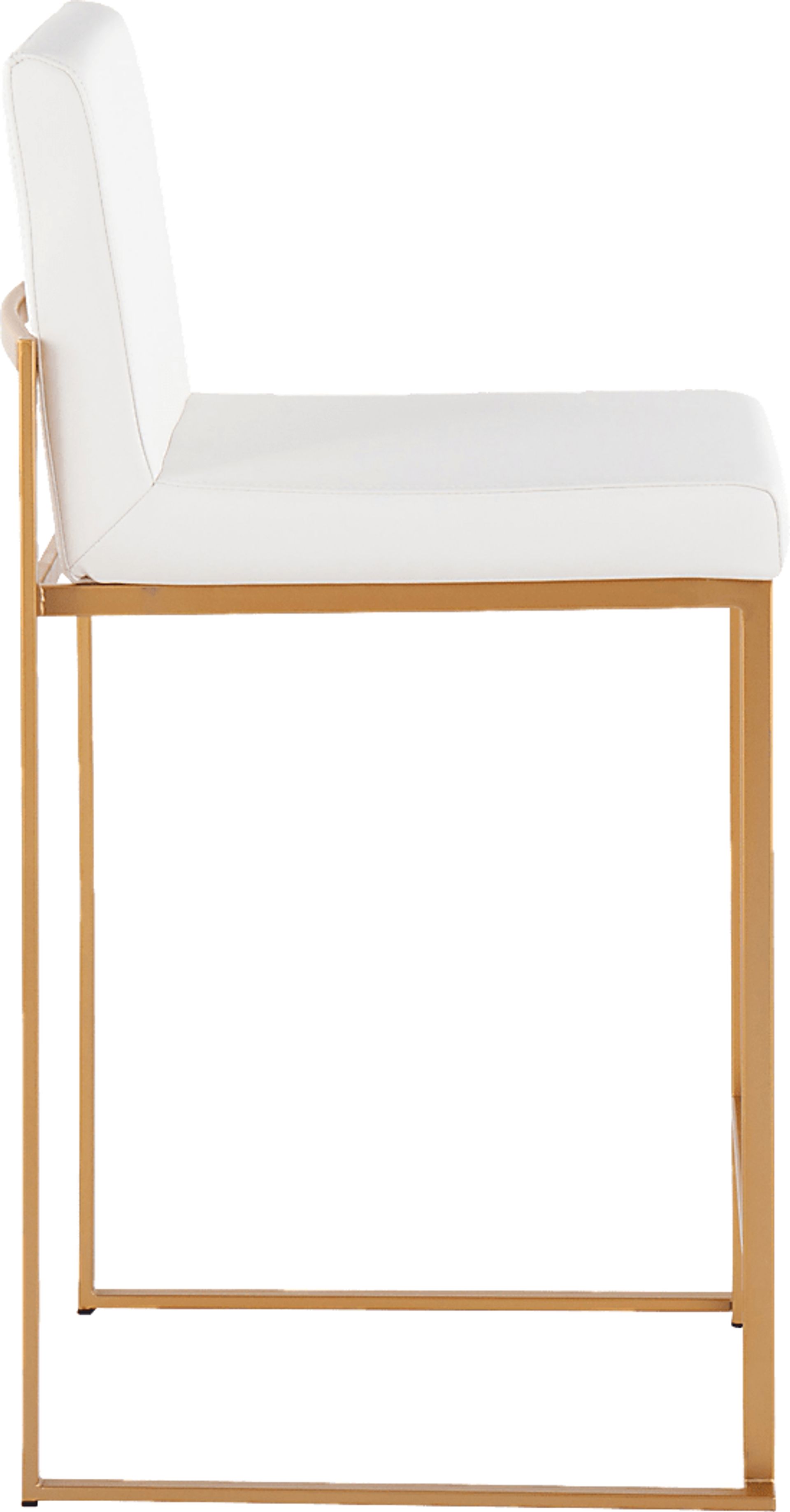 Nowotny White Gold Counter Height Stool Set of 2 - Image 3