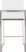 Nowotny White Silver Velvet Counter Height Stool Set of 2