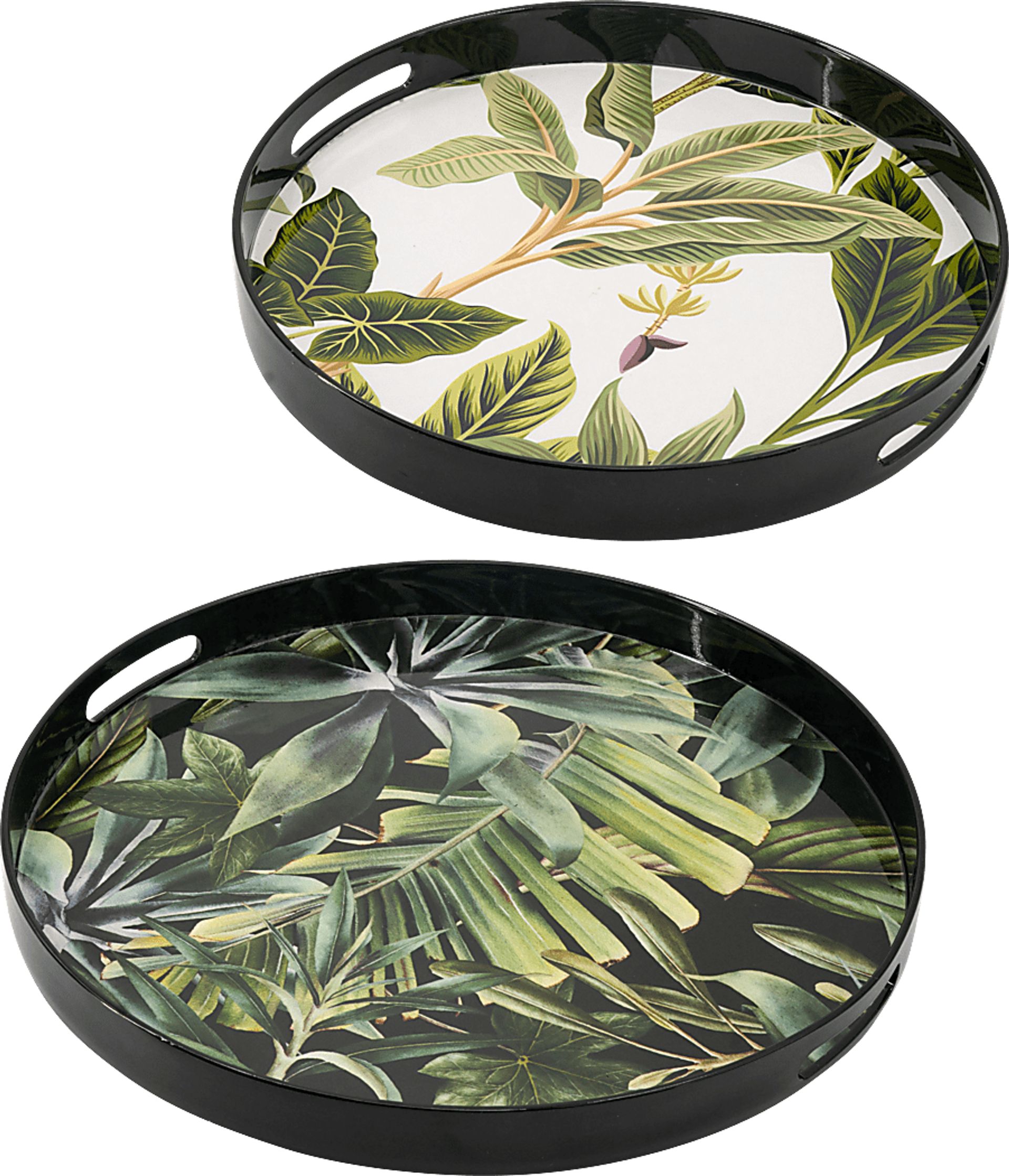 Noxolo Green Tray, Set of 2 - Image 1