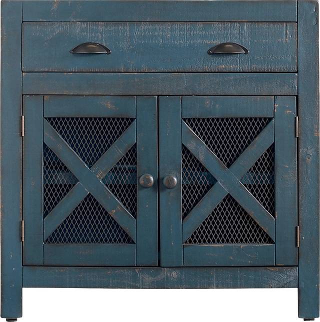 Noxubee Blue Accent Cabinet - Thumbnail - Image 2