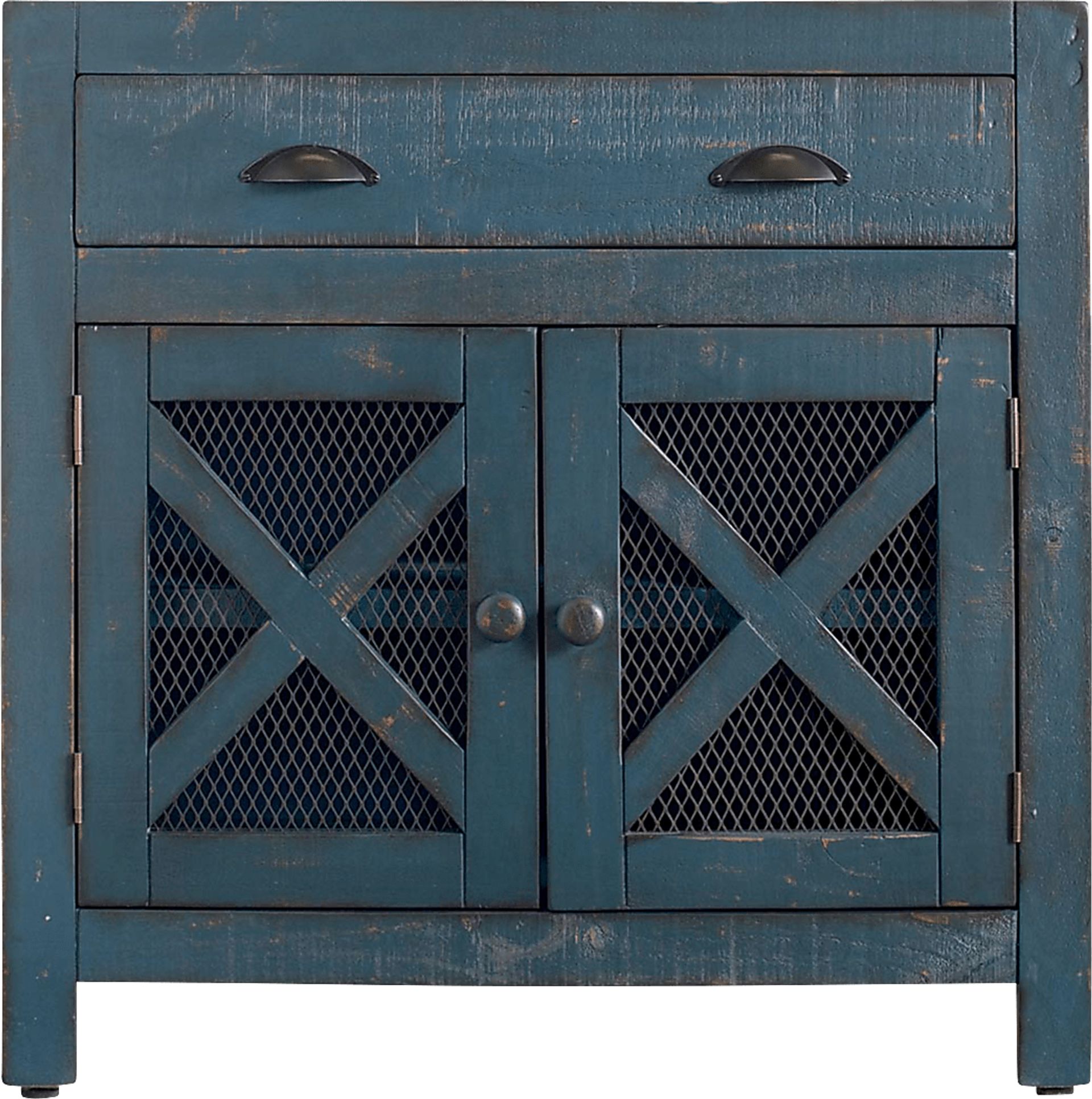 Noxubee Blue Accent Cabinet - Image 2