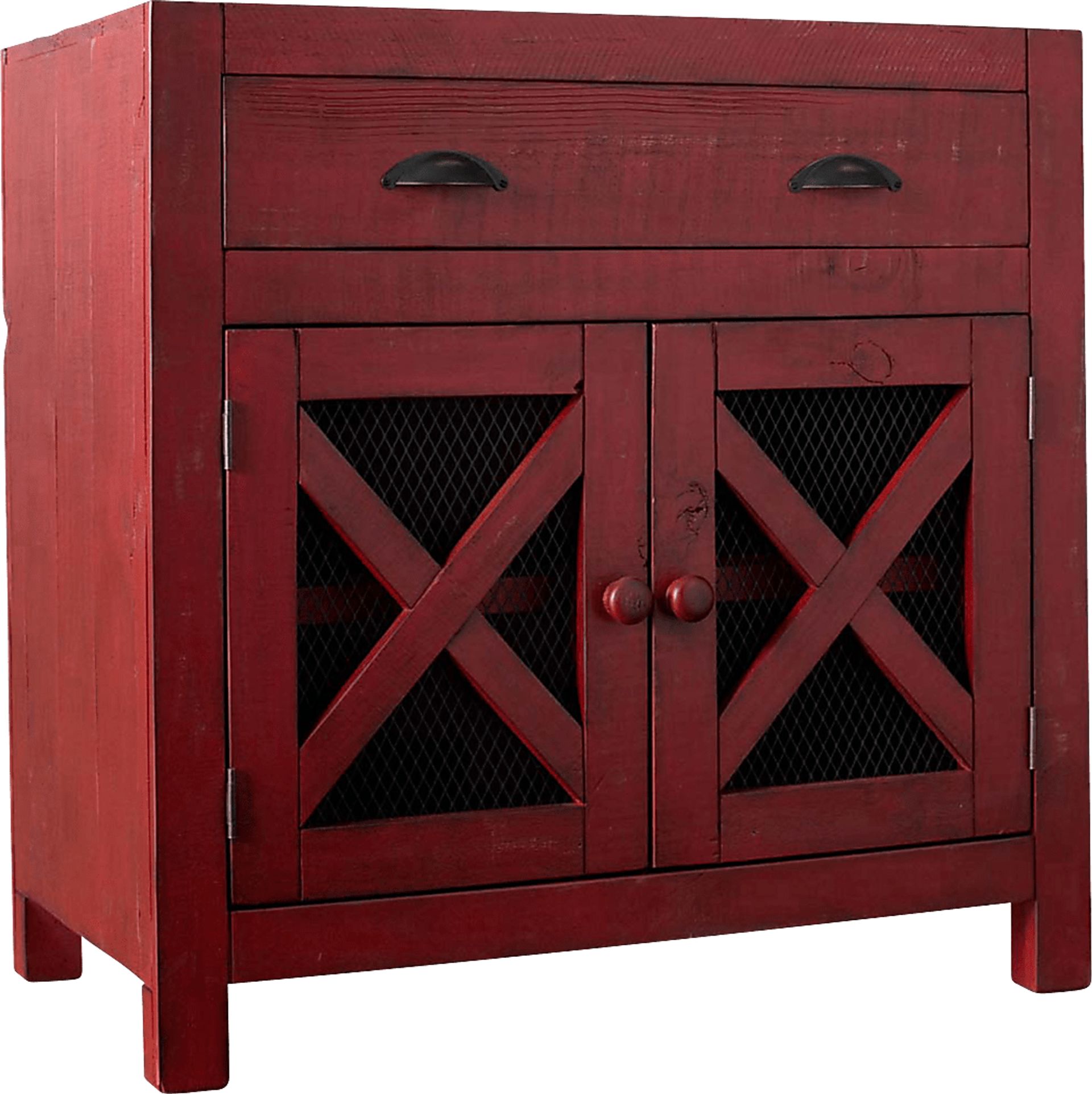 Noxubee Red Accent Cabinet - Image 1