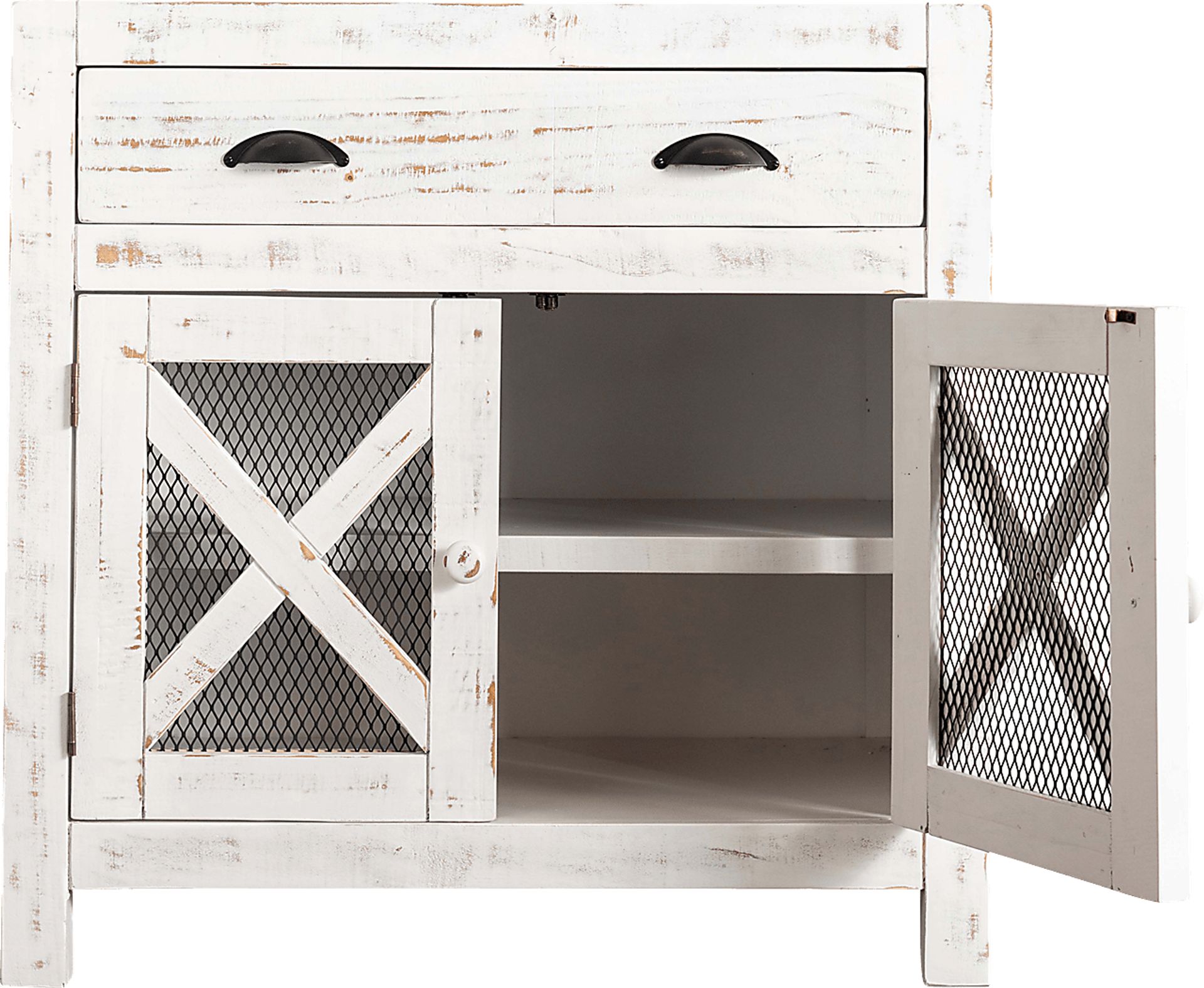 Noxubee White Accent Cabinet - Image 3