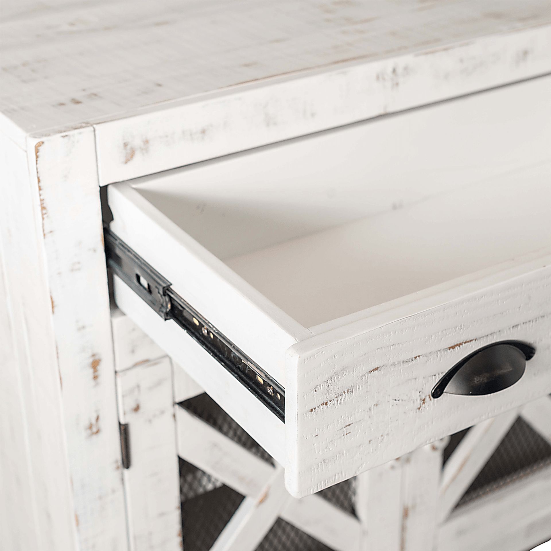 Noxubee White Accent Cabinet - Image 4
