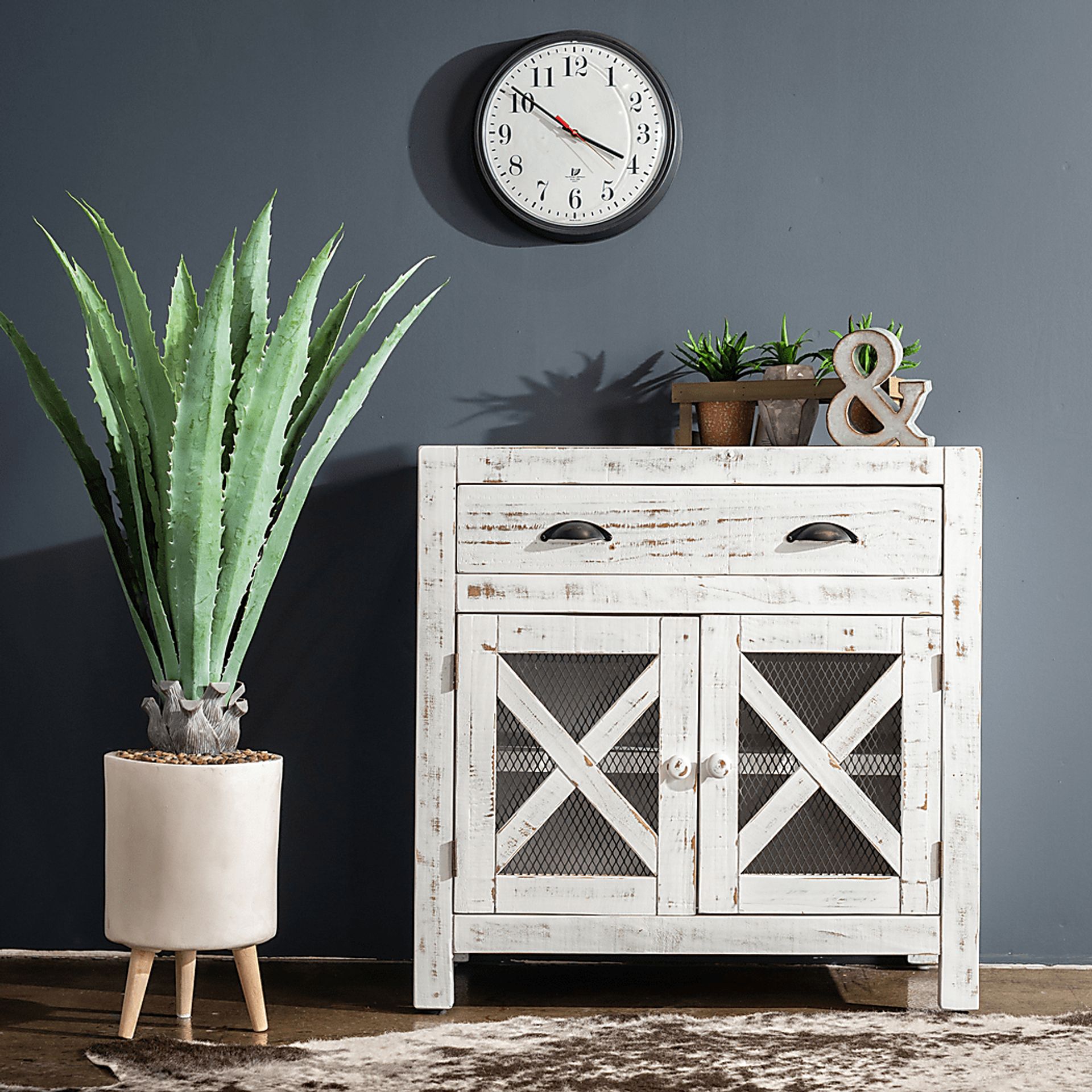 Noxubee White Accent Cabinet - Image 6