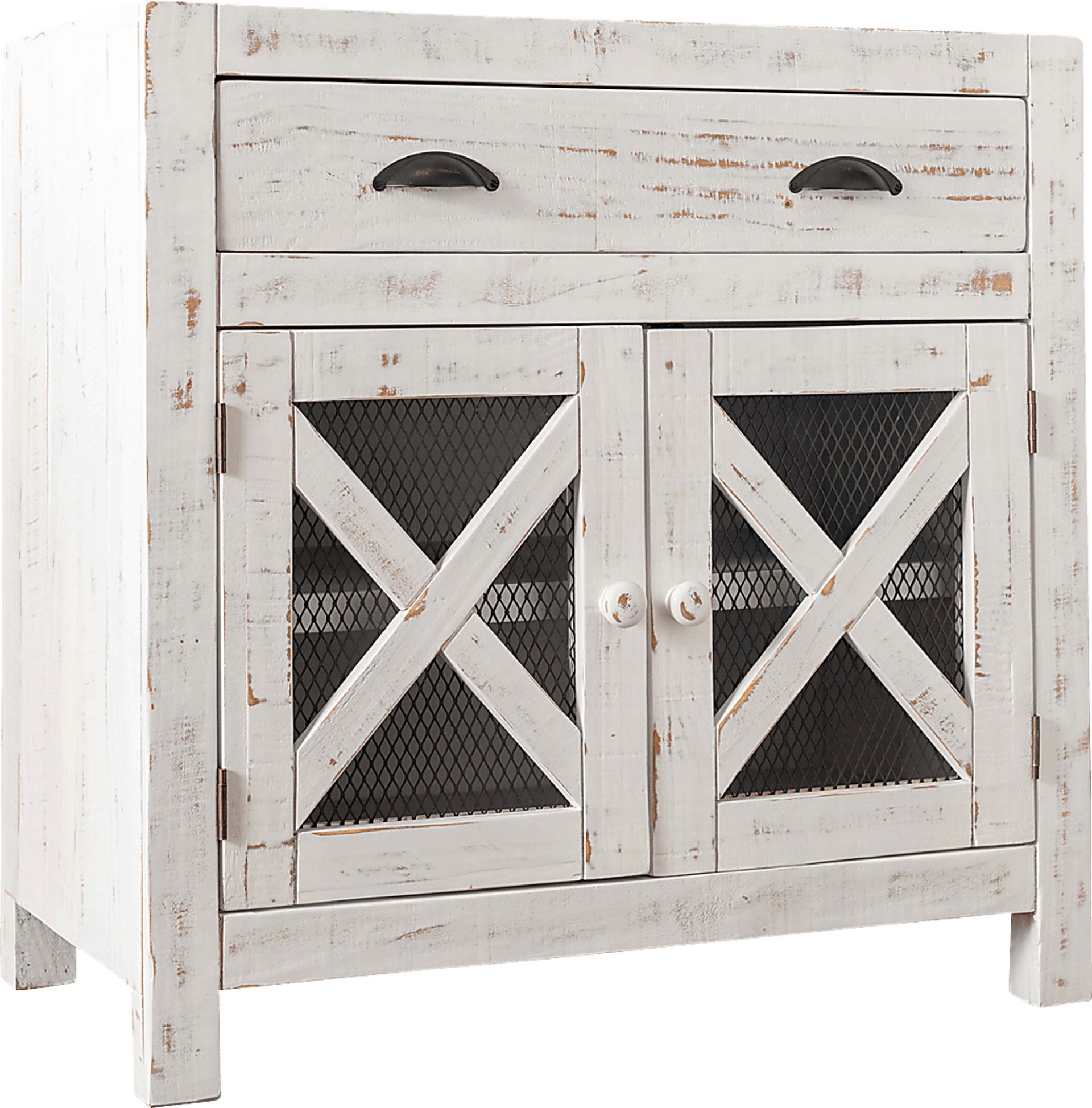 Noxubee White Accent Cabinet - Image 1
