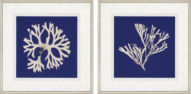 Noyant I Blue Artwork, Set of 2 - Thumbnail - Image 1