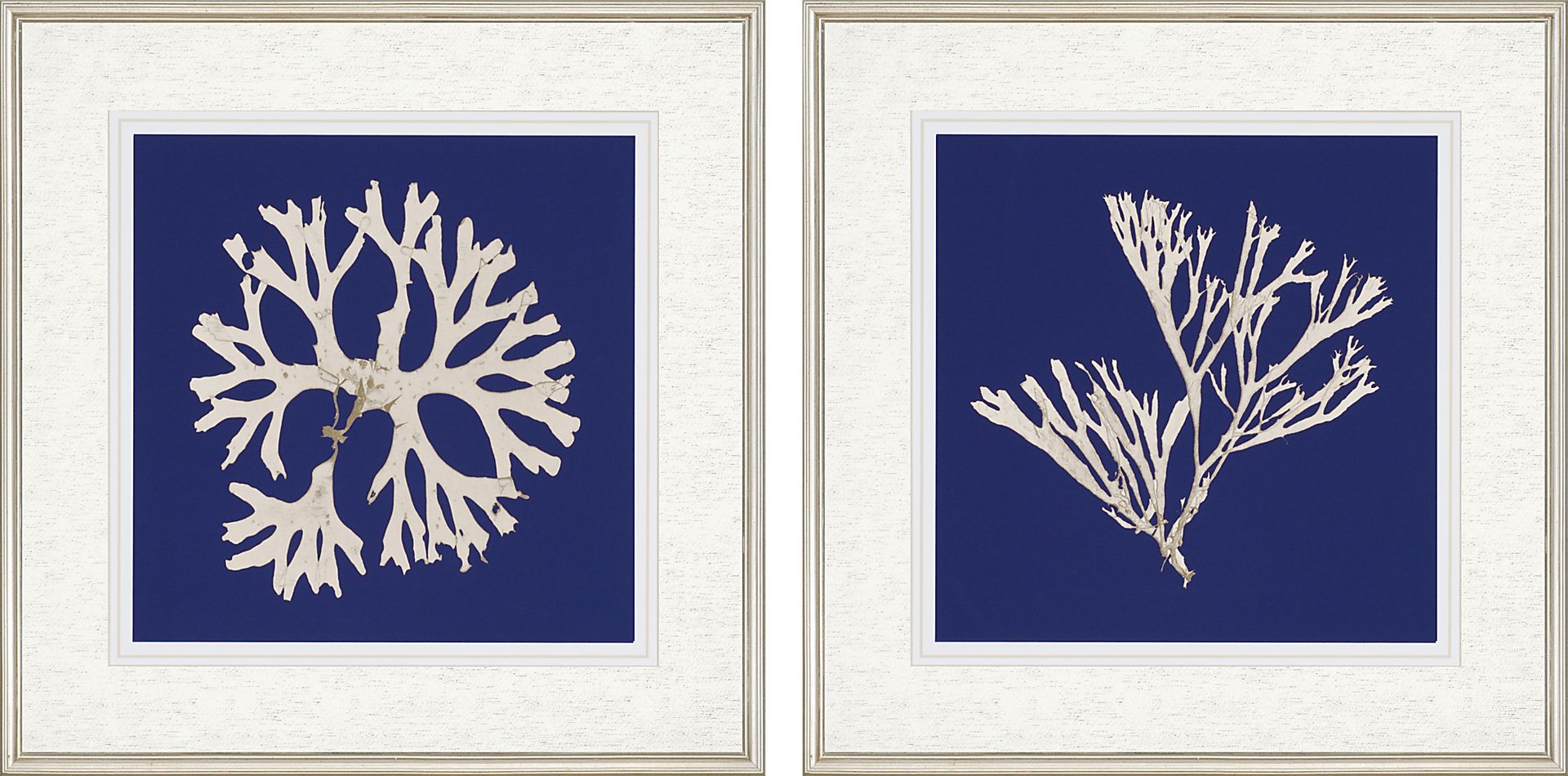 Noyant I Blue Artwork, Set of 2 - Image 1