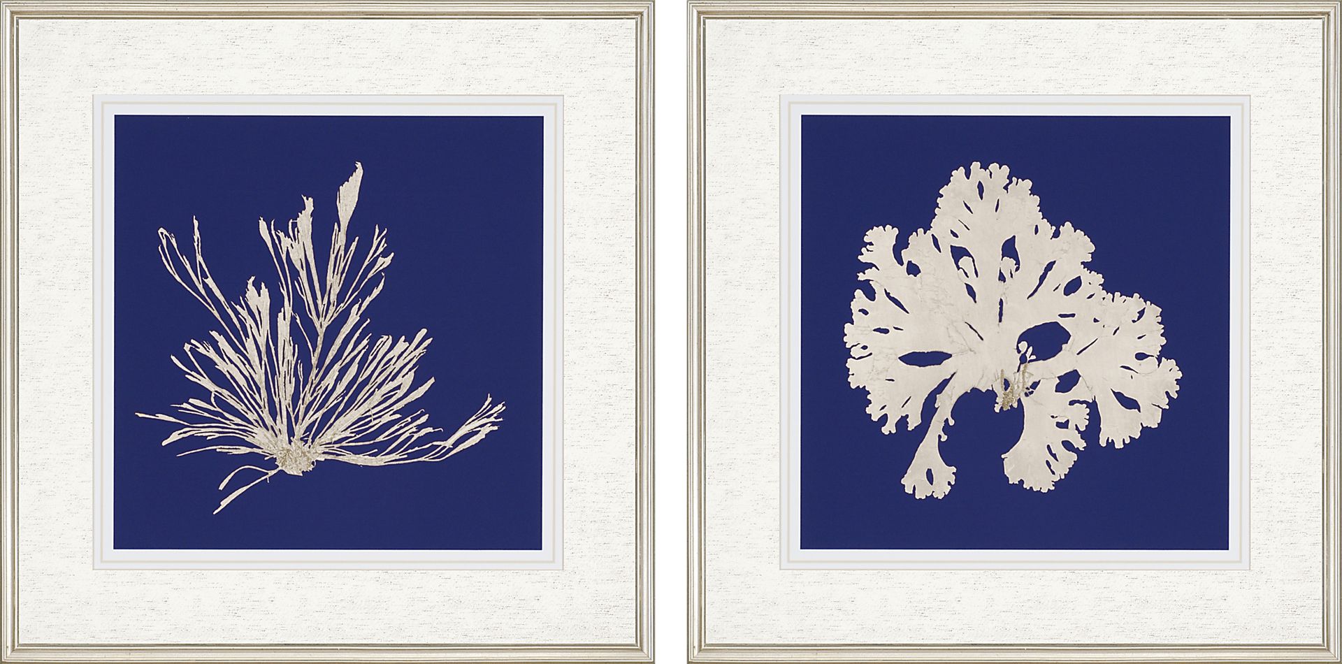 Noyant II Blue Artwork, Set of 2 - Image 1