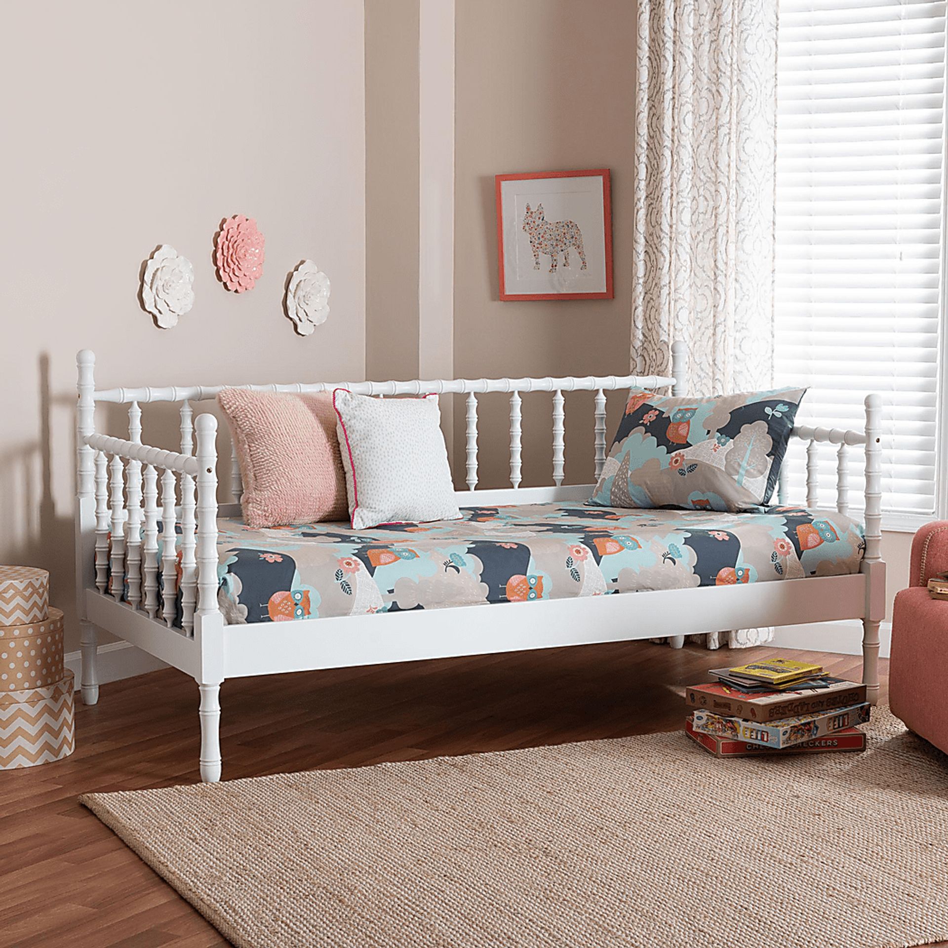 Nozado White Twin Daybed - Image 2