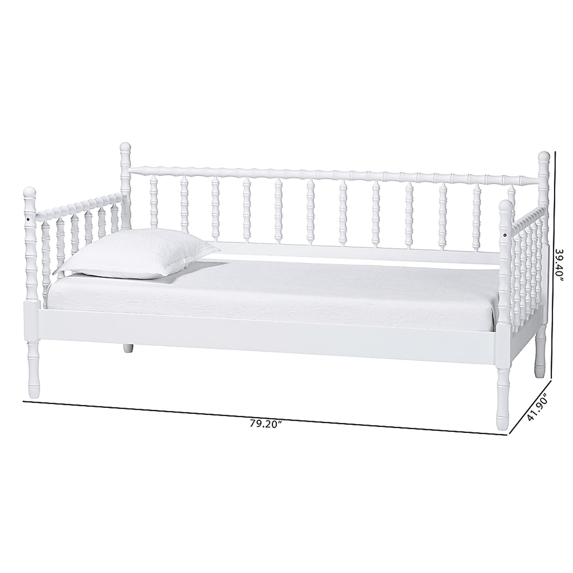 Nozado White Twin Daybed - Image 4