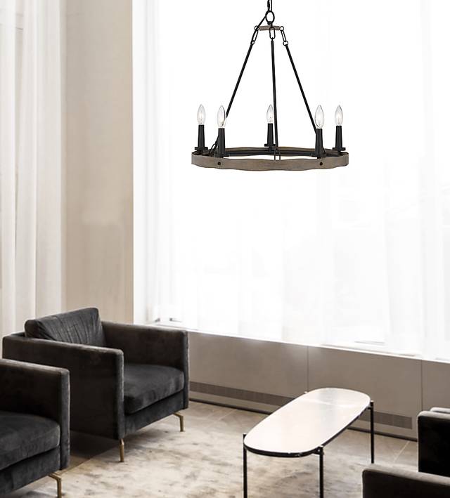 Nozelle Summit Black Chandelier - Thumbnail - Image 3