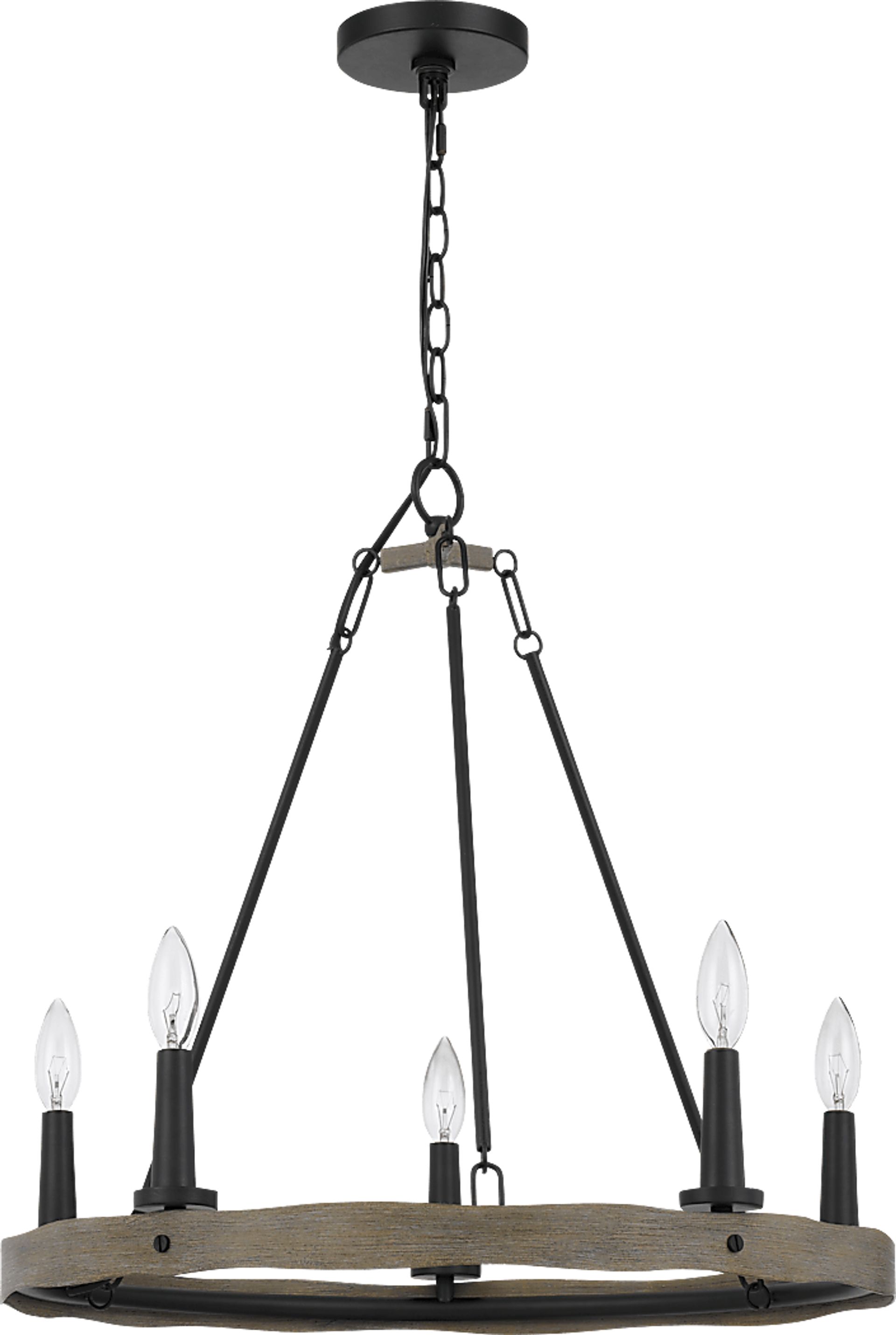 Nozelle Summit Black Chandelier - Image 1