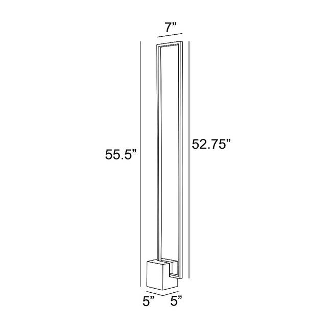 Nuccio Island Gray Floor Lamp - Thumbnail - Image 4