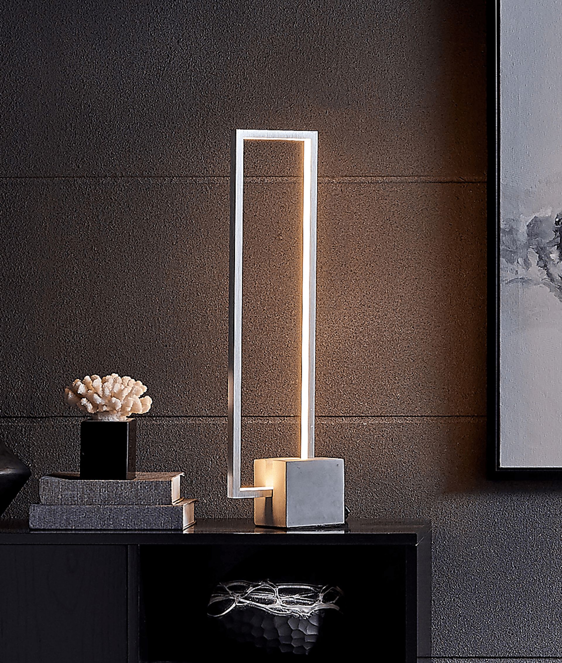 Nuccio Island Gray Lamp - Image 2