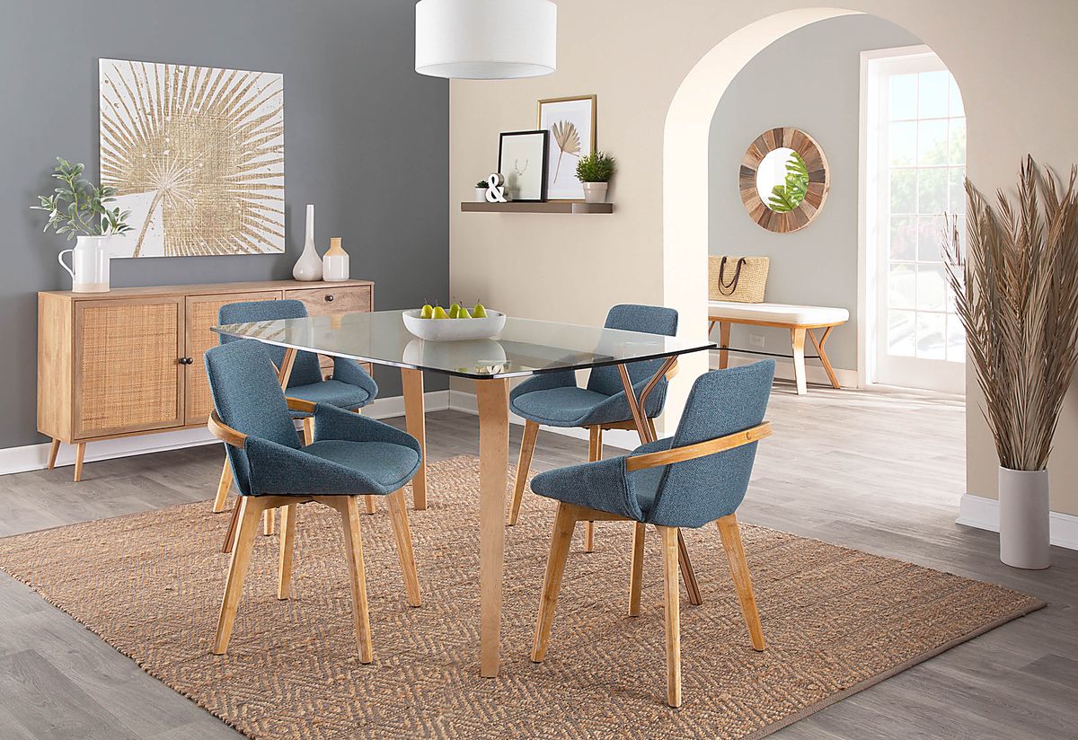 Nuckols Blue Colors Arm Chair | Rooms to Go