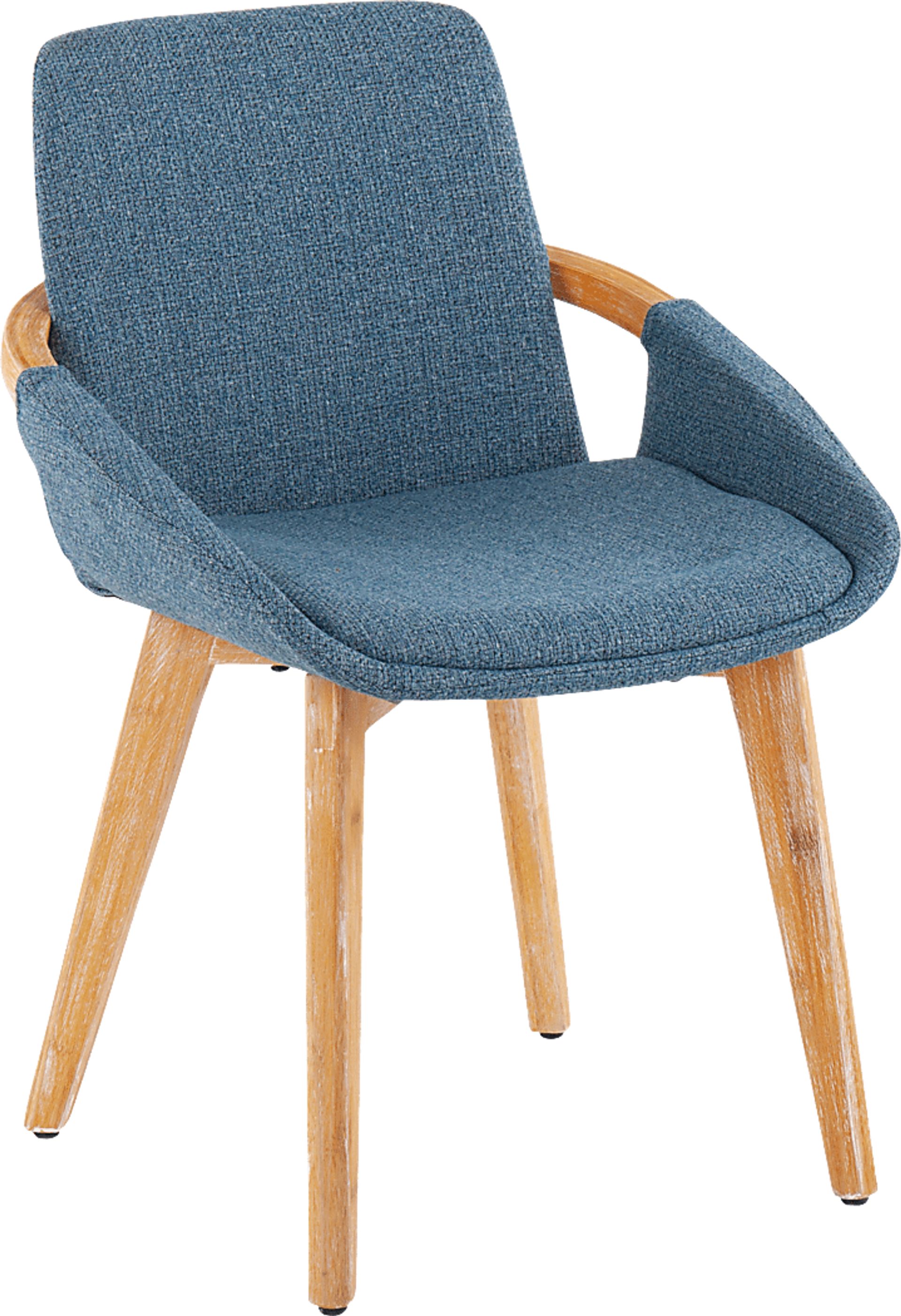 Nuckols Blue Arm Chair - Image 1