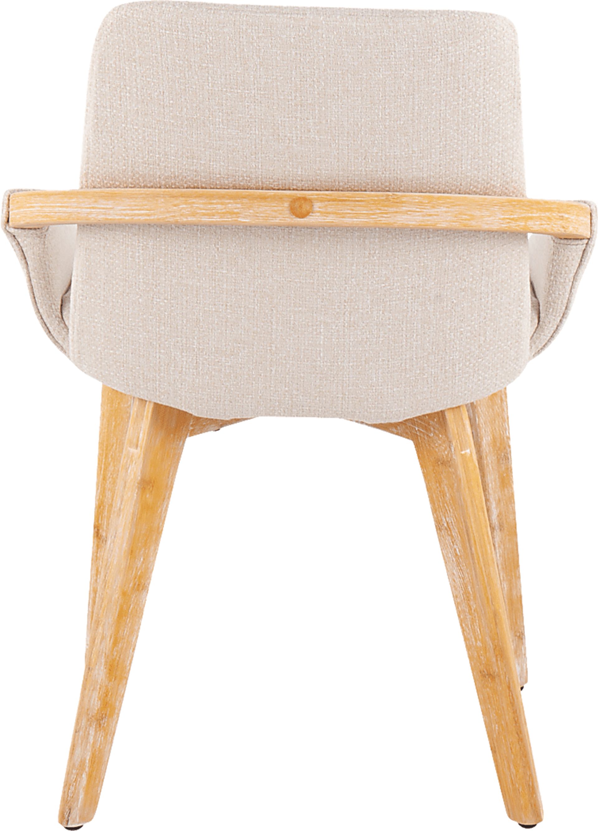 Nuckols Cream Arm Chair - Image 4
