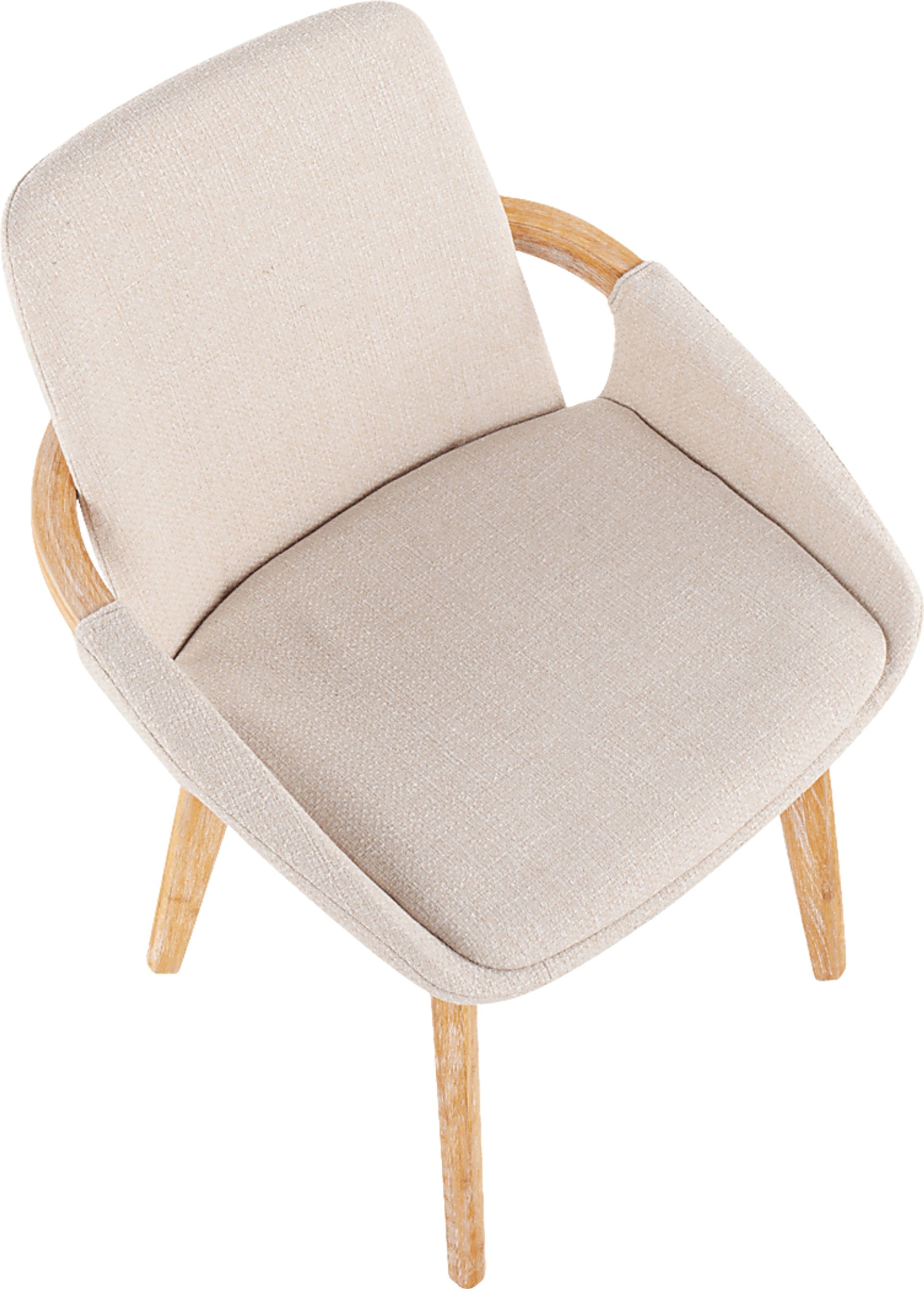 Nuckols Cream Arm Chair - Image 6