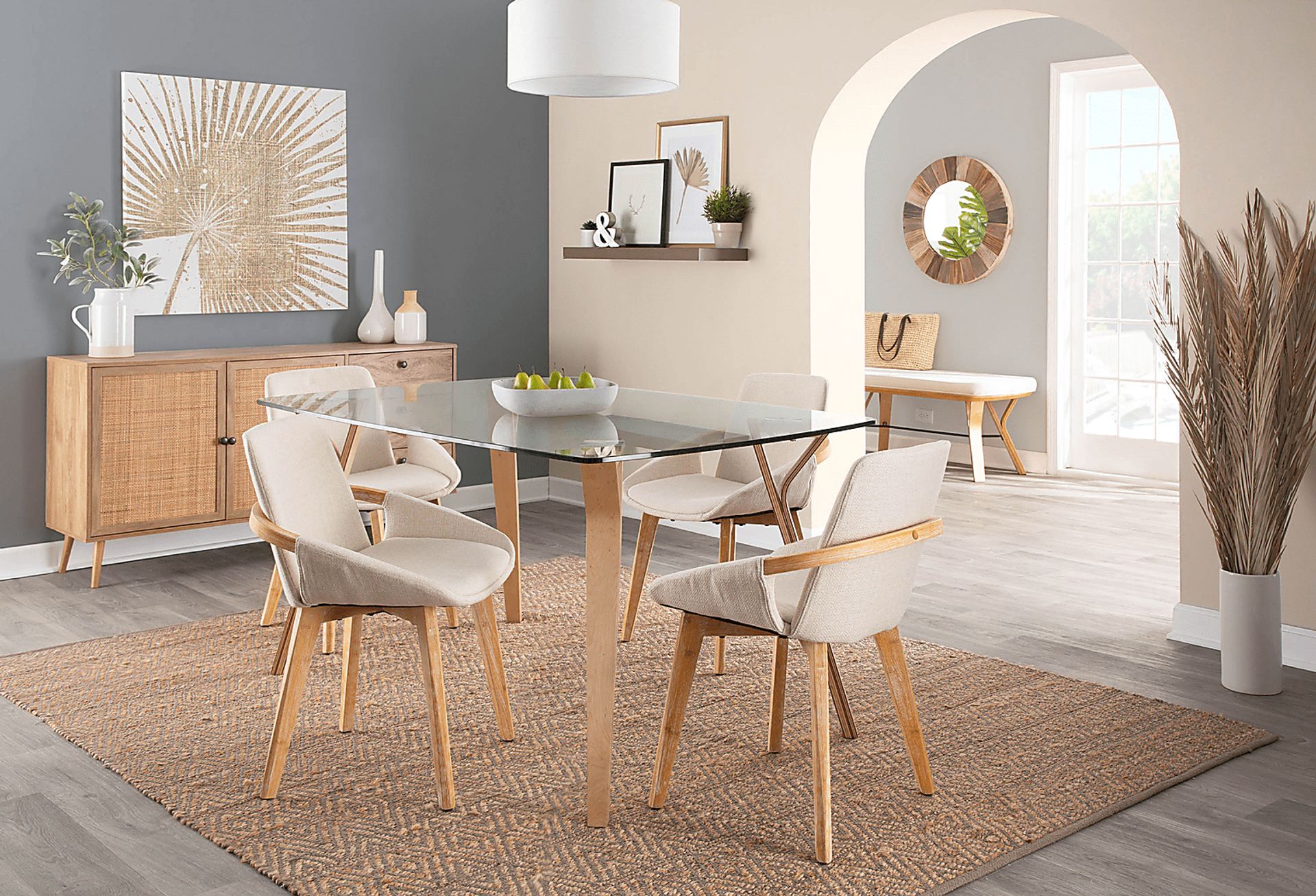 Nuckols Cream Arm Chair - Image 8