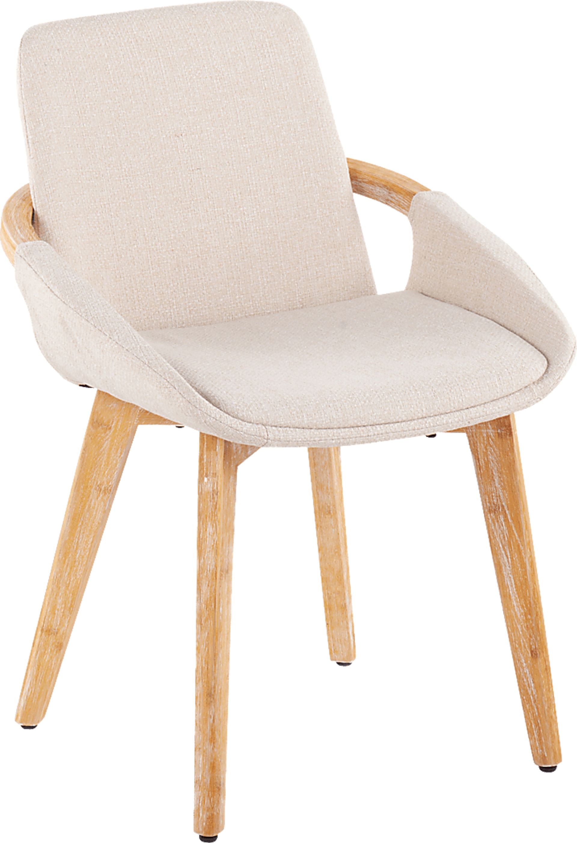 Nuckols Cream Arm Chair - Image 1