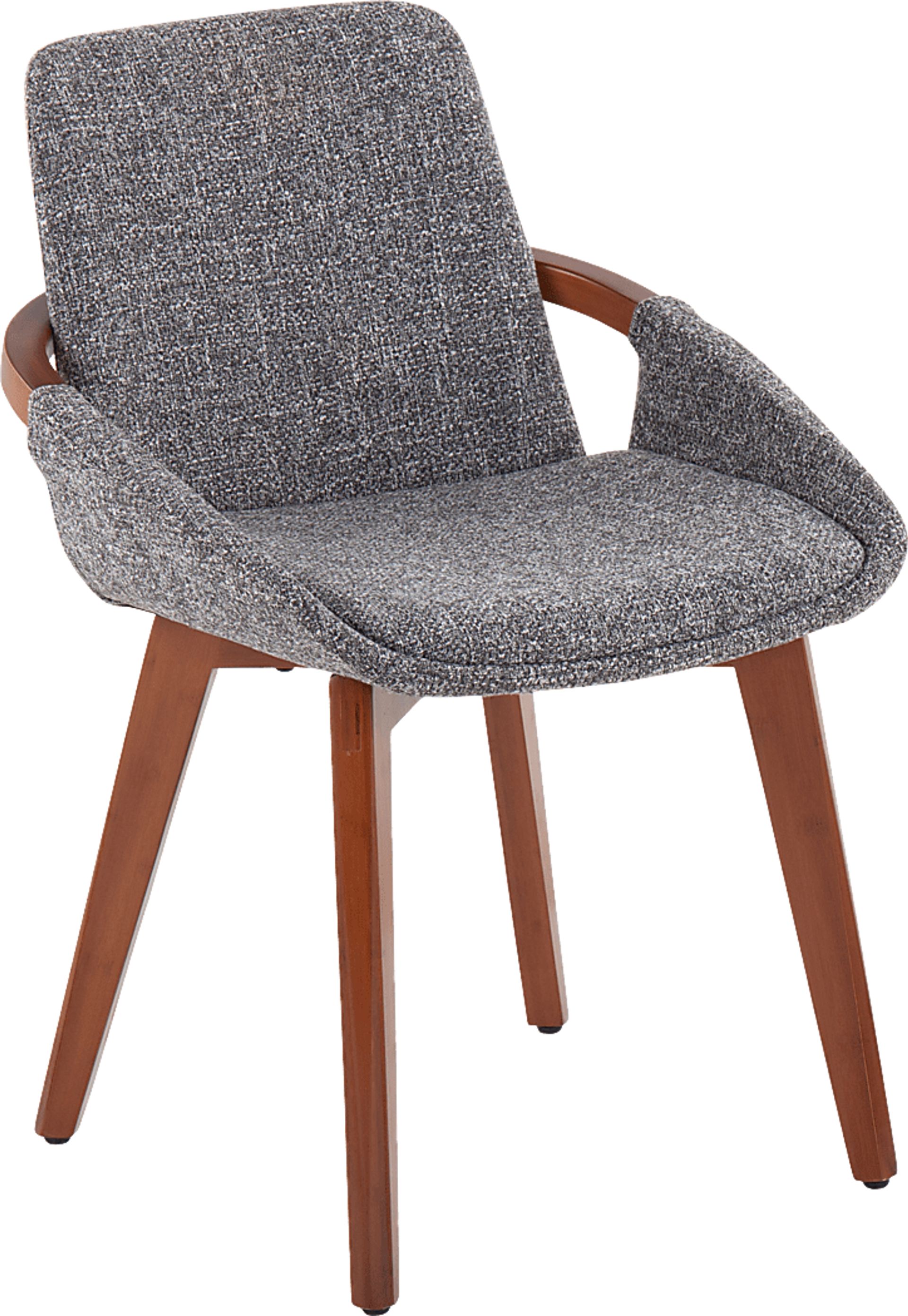 Nuckols Gray Arm Chair - Image 1