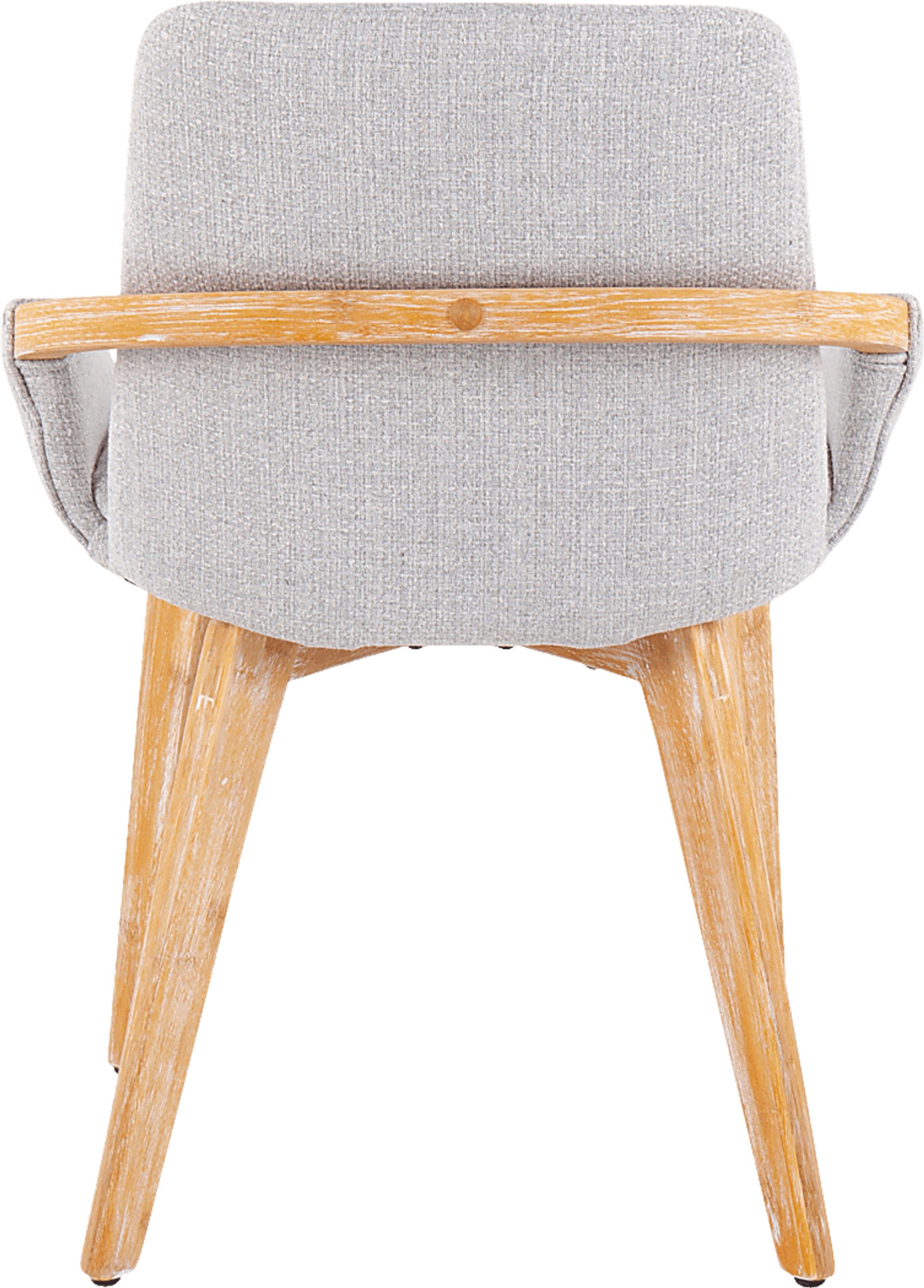 Nuckols Light Gray Arm Chair - Image 4