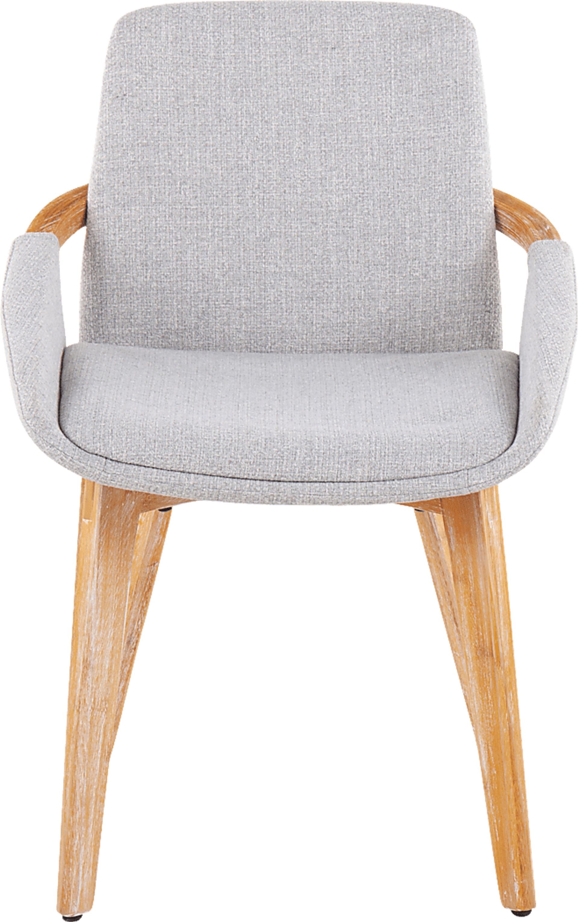 Nuckols Light Gray Arm Chair - Image 5
