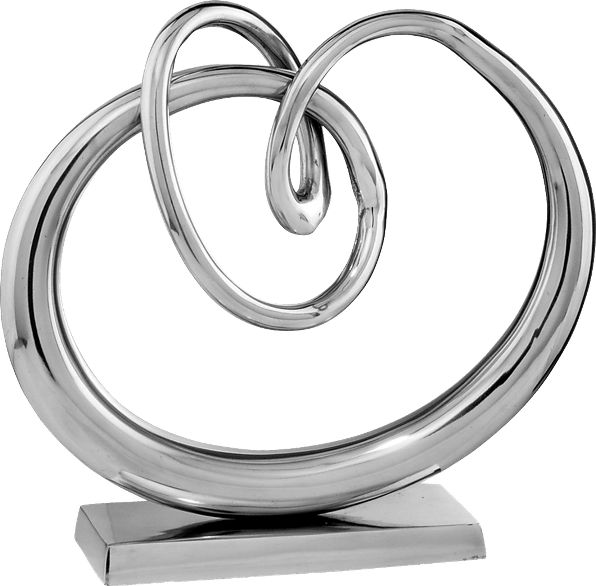 Nudo Silver Sculpture - Image 1