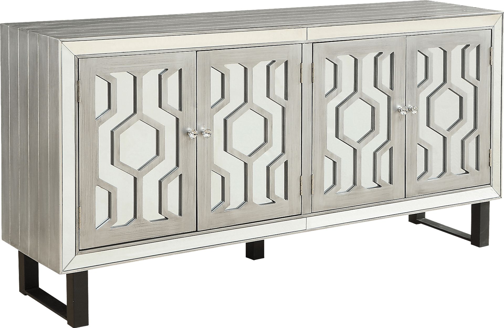 Nunley Gray Credenza - Image 1