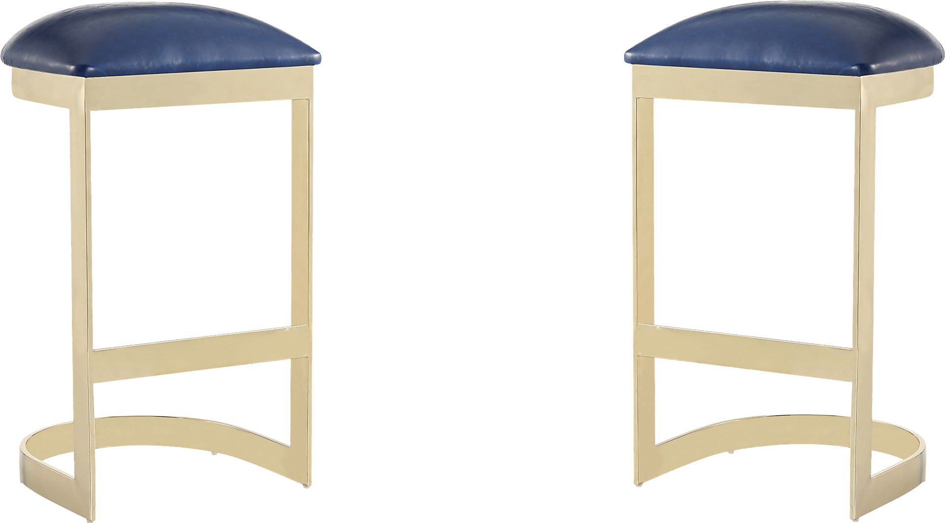 Nunnelee Blue Barstool, Set of 2 - Image 1