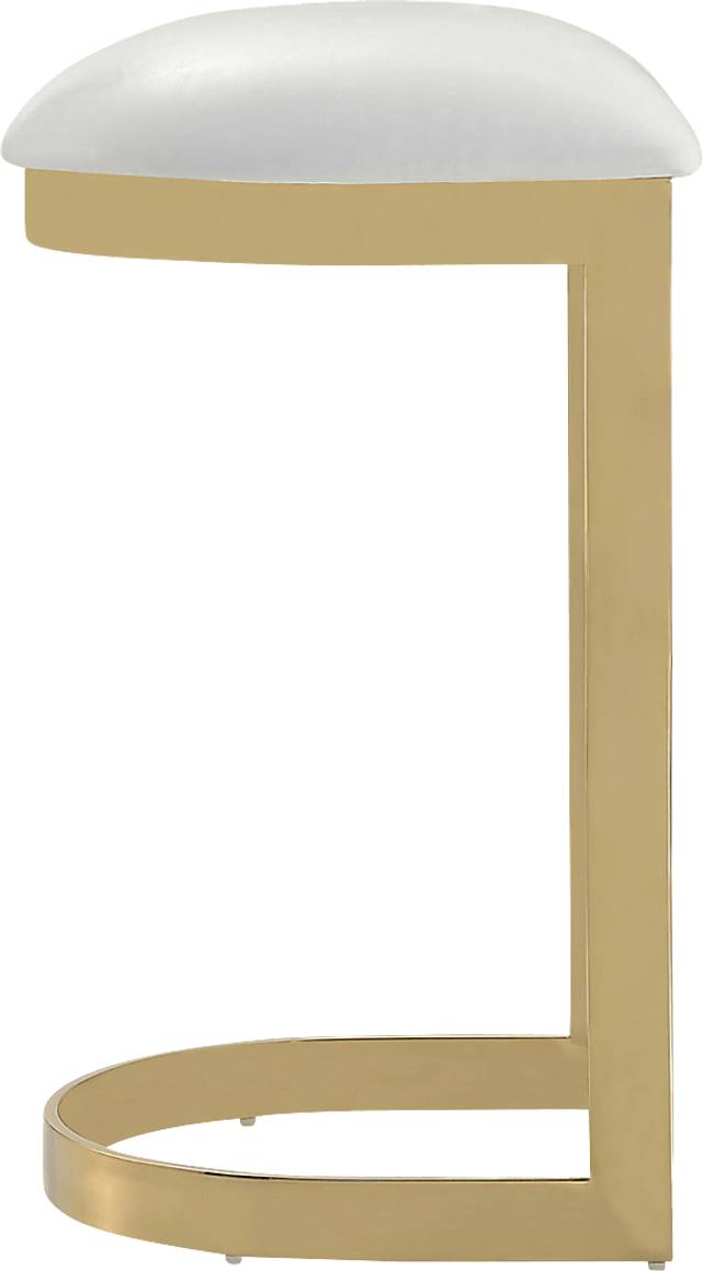 Nunnelee White Barstool, Set of 2 - Thumbnail - Image 4