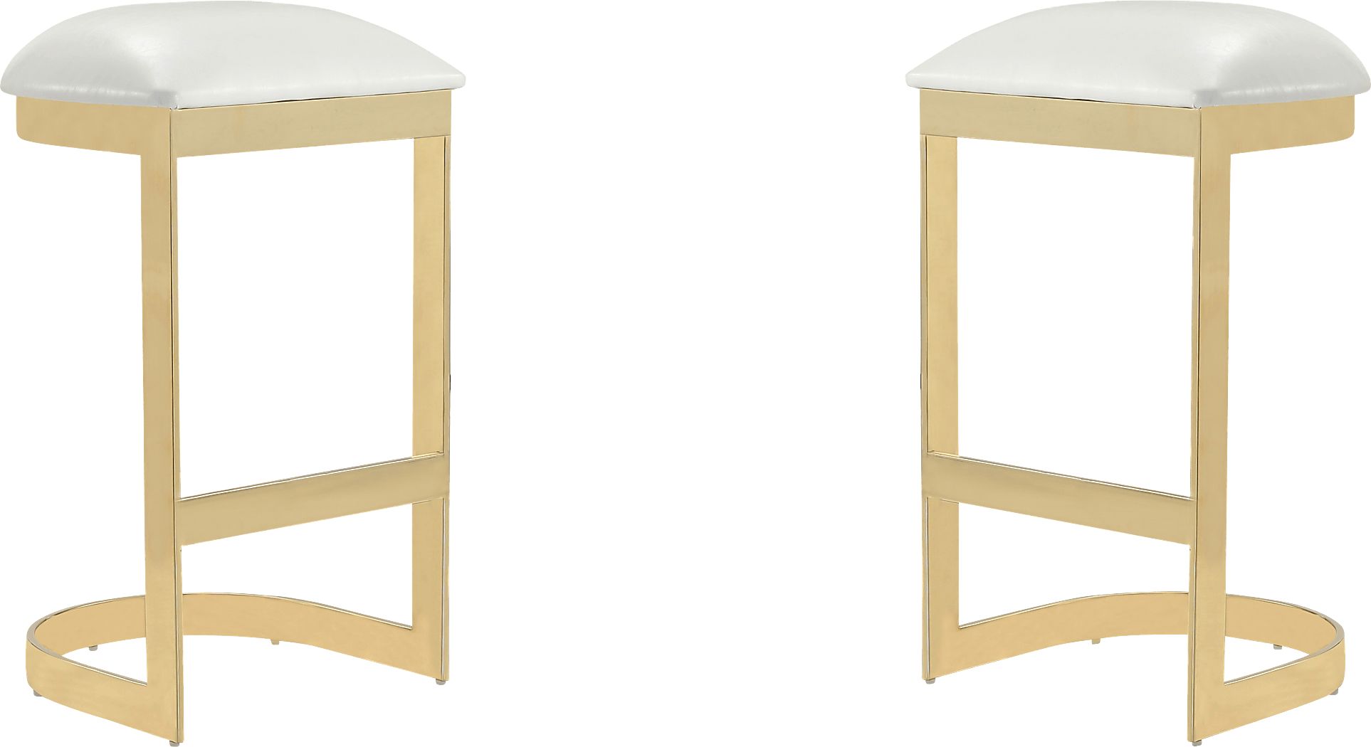 Nunnelee White Barstool, Set of 2