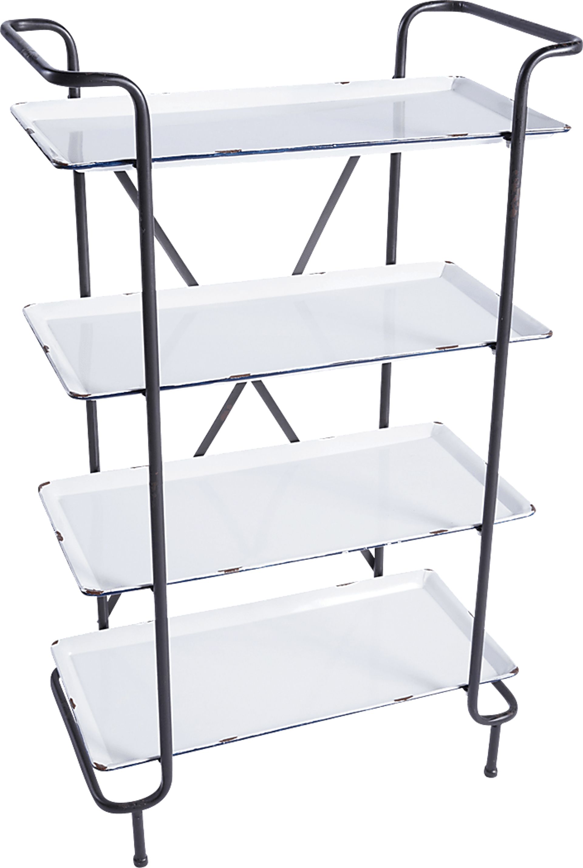 Nunnelley White Bar Cart - Image 1