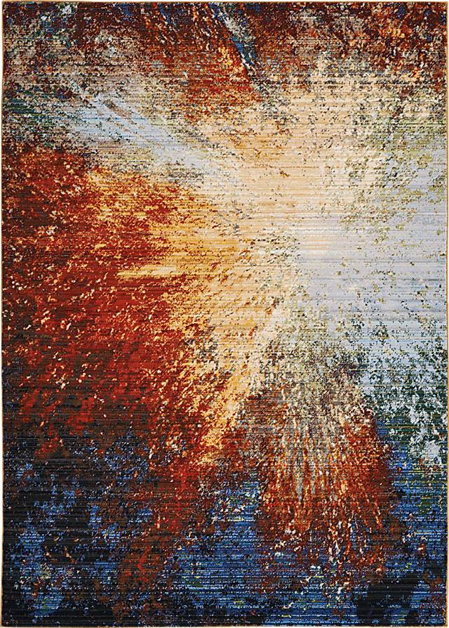 Nureen Red 7'9 x 9'9 Rug - Thumbnail - Image 1