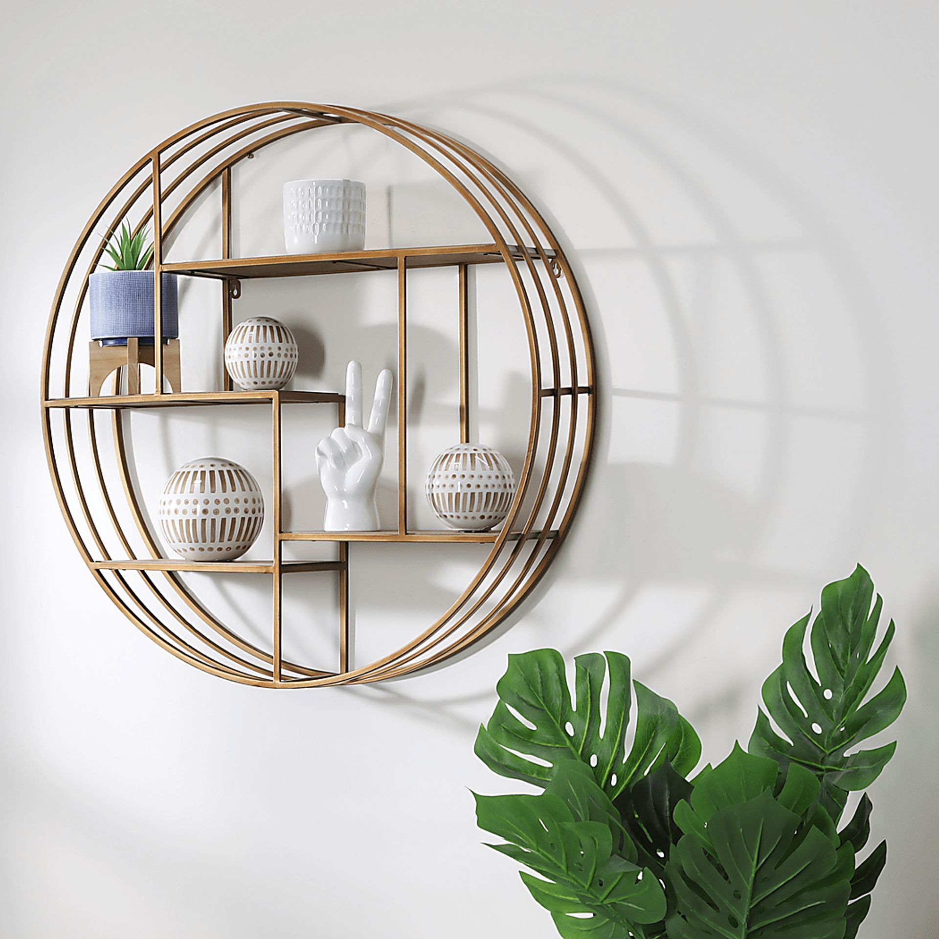 Nurick Bronze Wall Shelf - Image 2