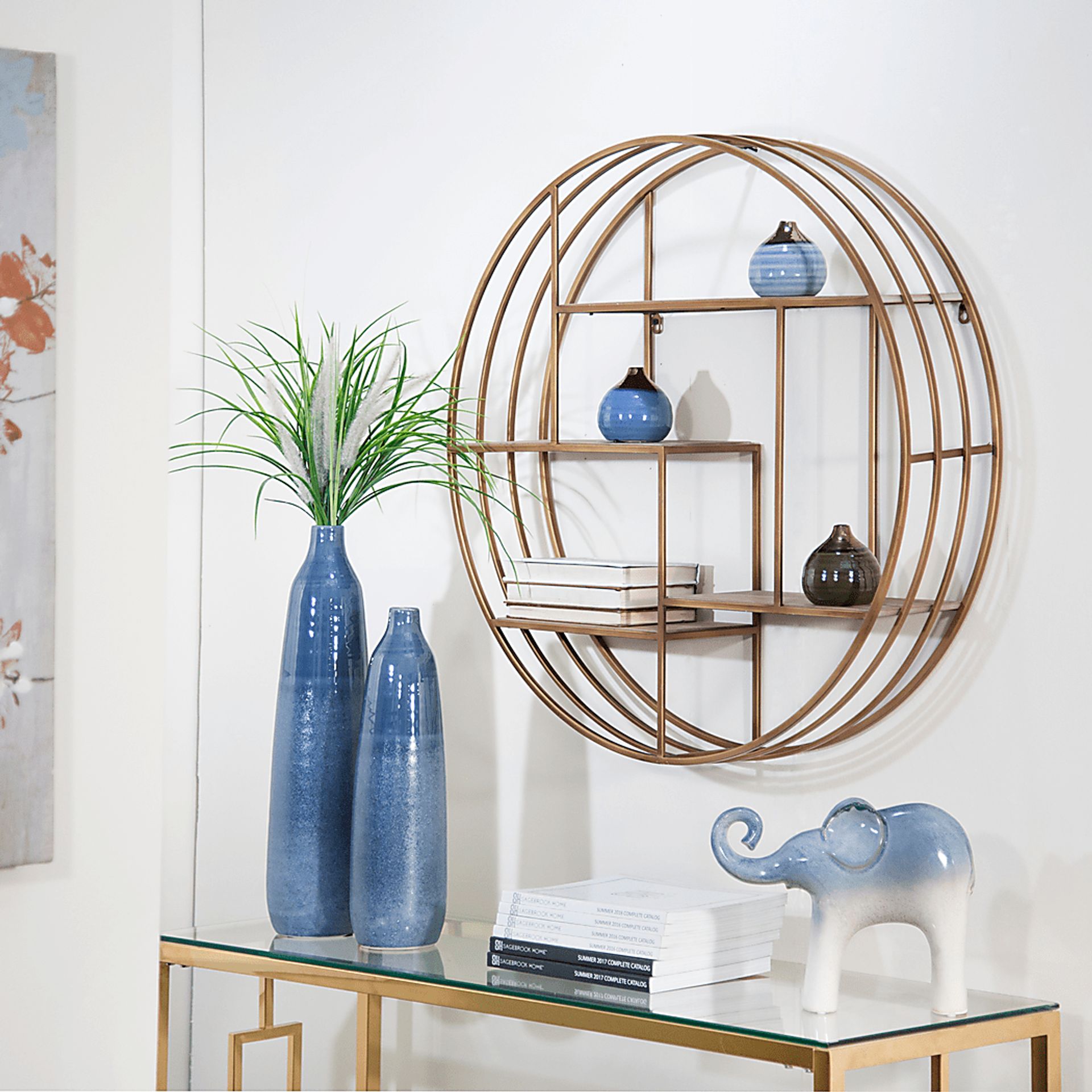 Nurick Bronze Wall Shelf - Image 3