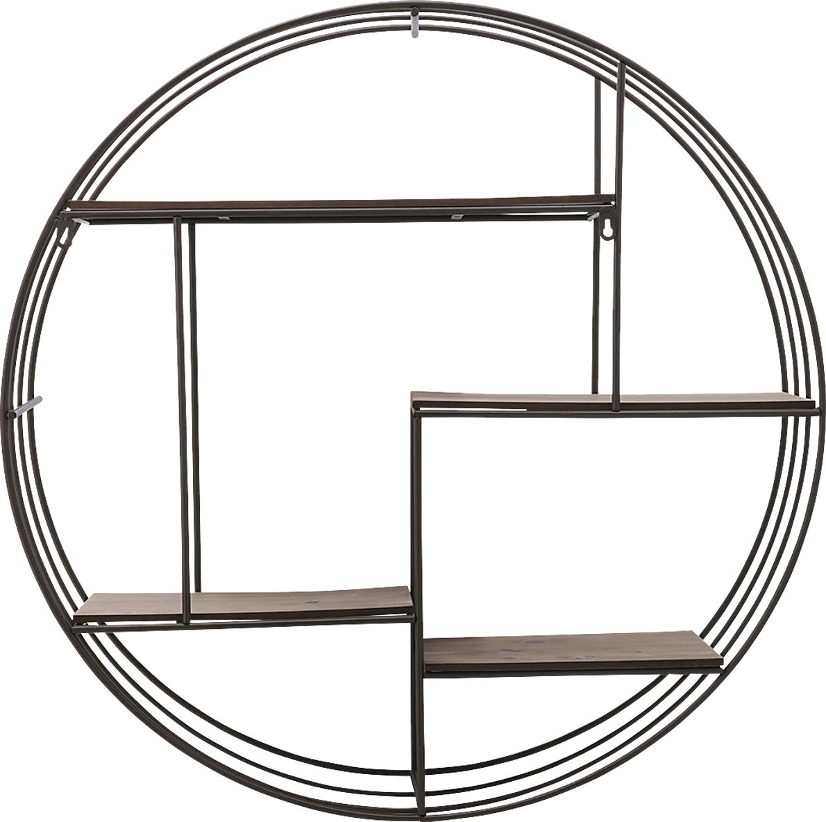 Nurick Brown Wall Shelf
