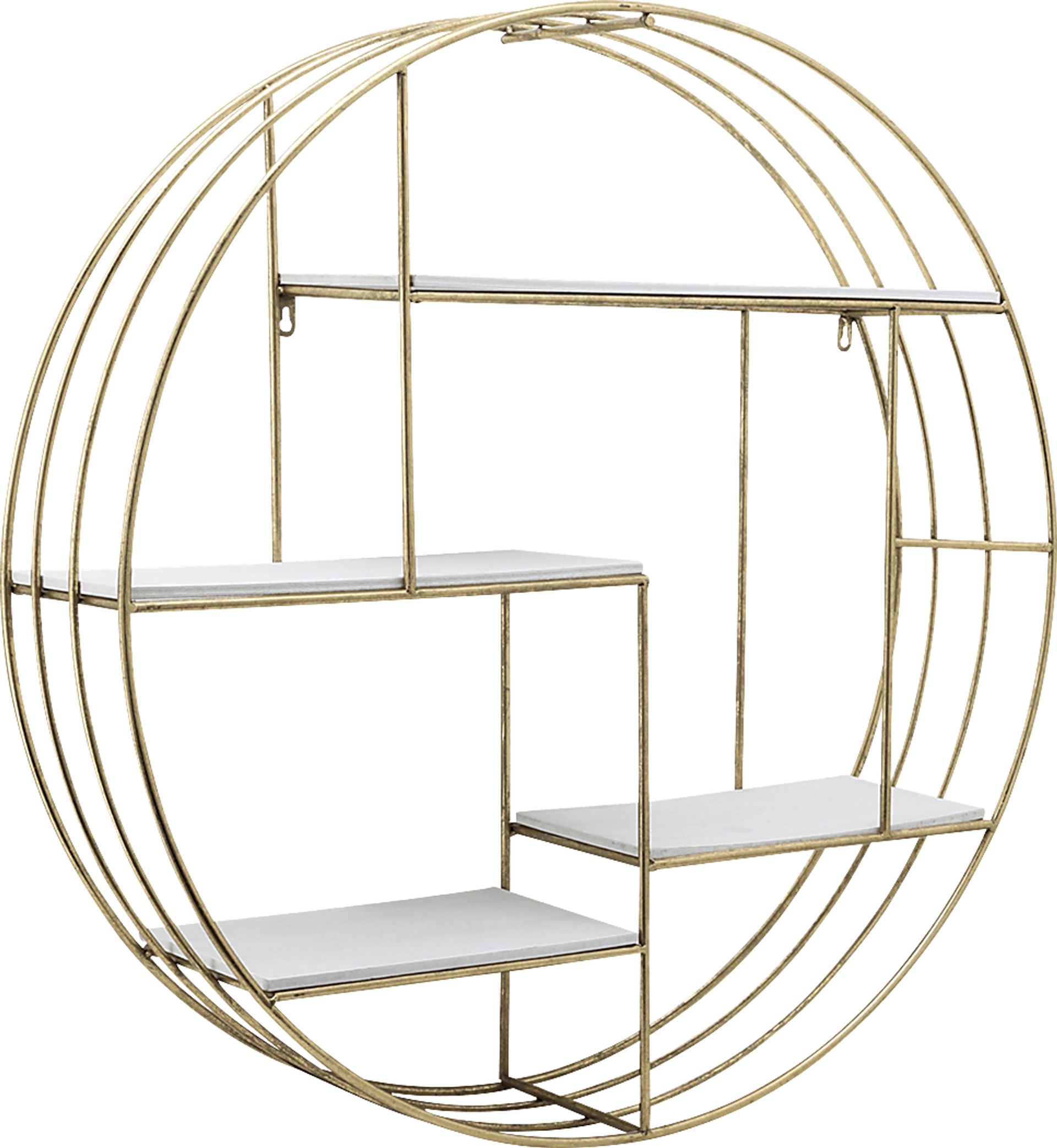 Nurick Gold Wall Shelf - Image 3