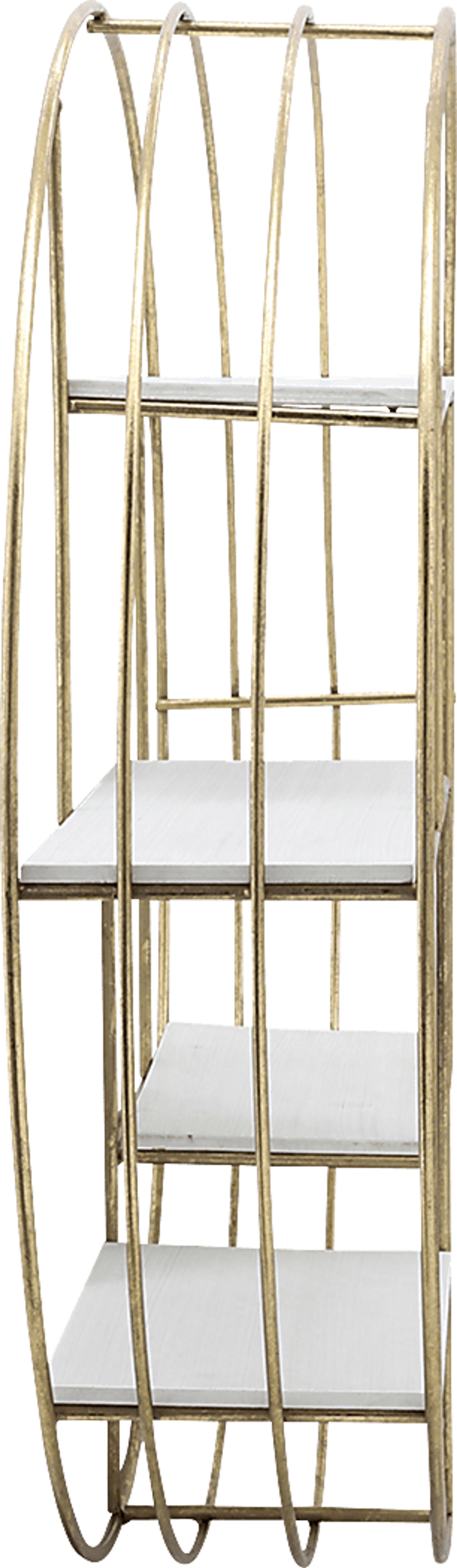 Nurick Gold Wall Shelf - Image 4