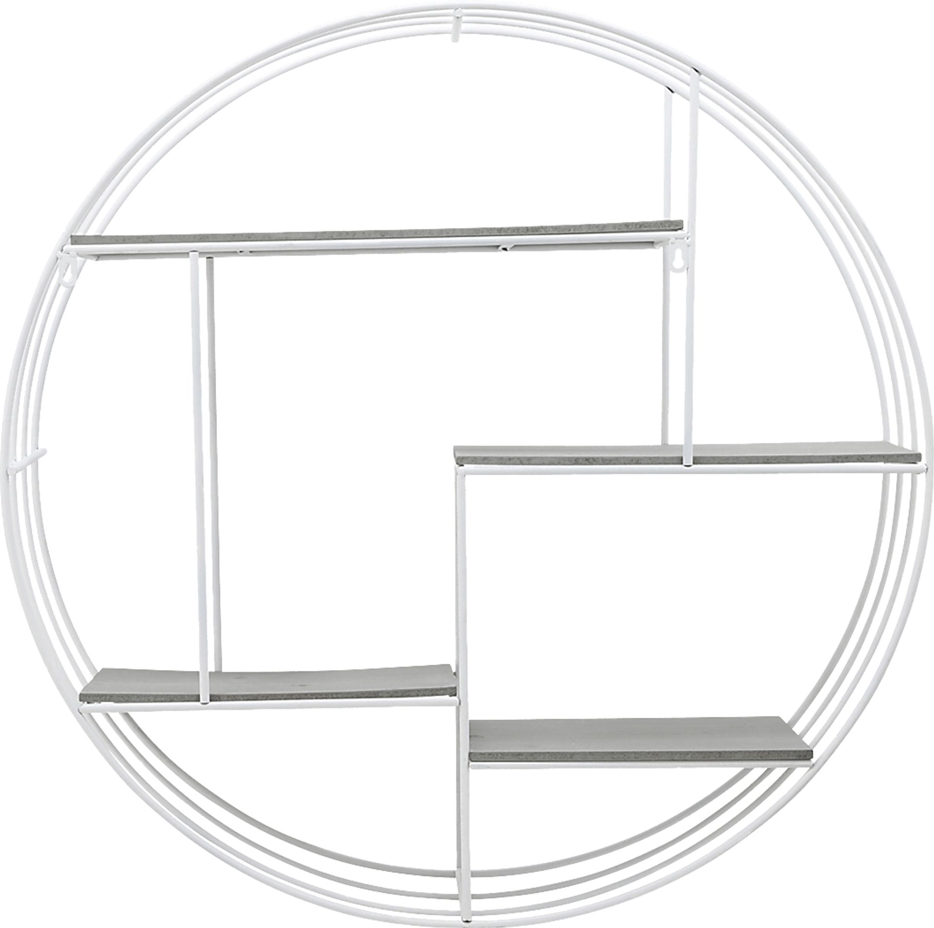 Nurick Gray Wall Shelf - Image 4