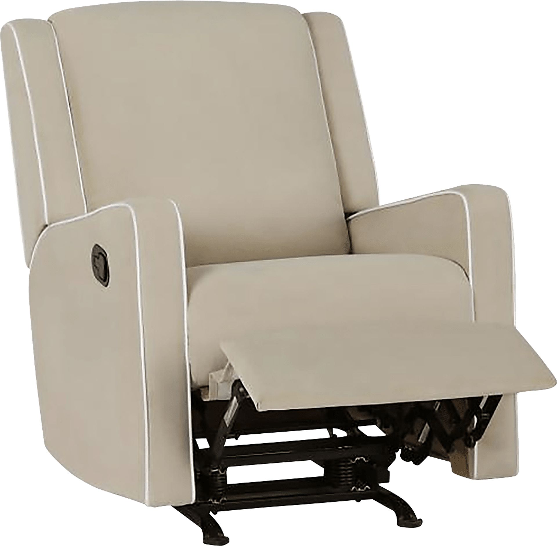 Nursery Ailla Beige Glider Recliner - Image 3