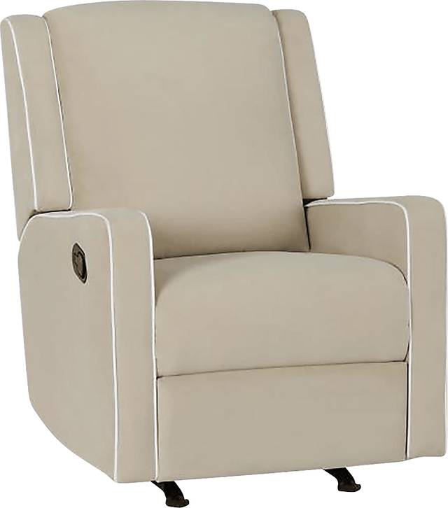 Nursery Ailla Beige Glider Recliner - Thumbnail - Image 1