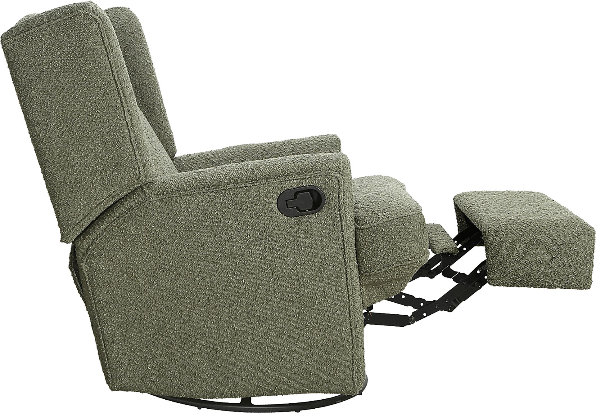 Nursery Alondria Sage Swivel Recliner - Image 3