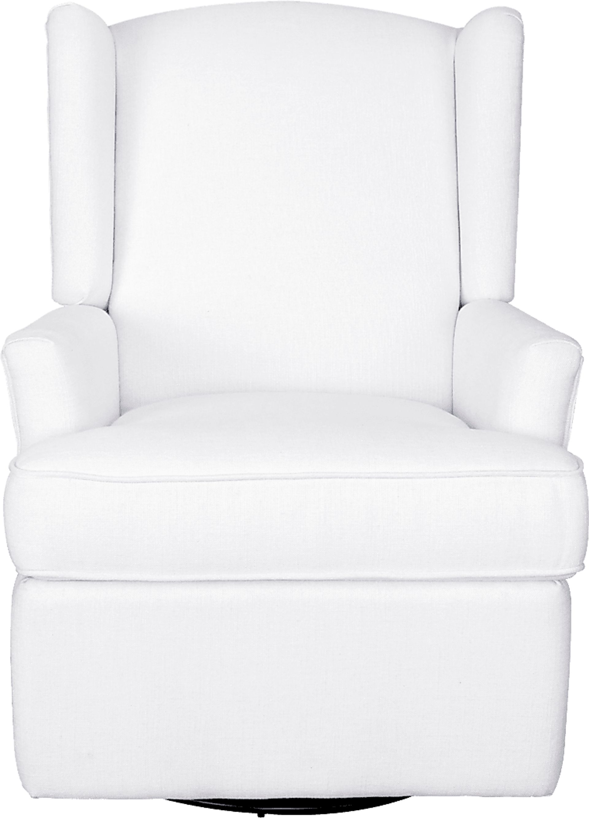 Nursery Alondria White Swivel Recliner - Image 2